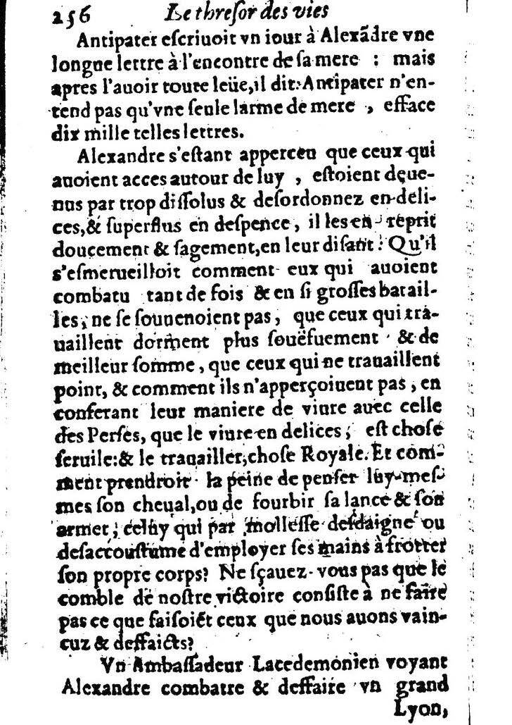1611 - Pierre Rigaud - Trésor des vies de Plutarque - BM Lyon