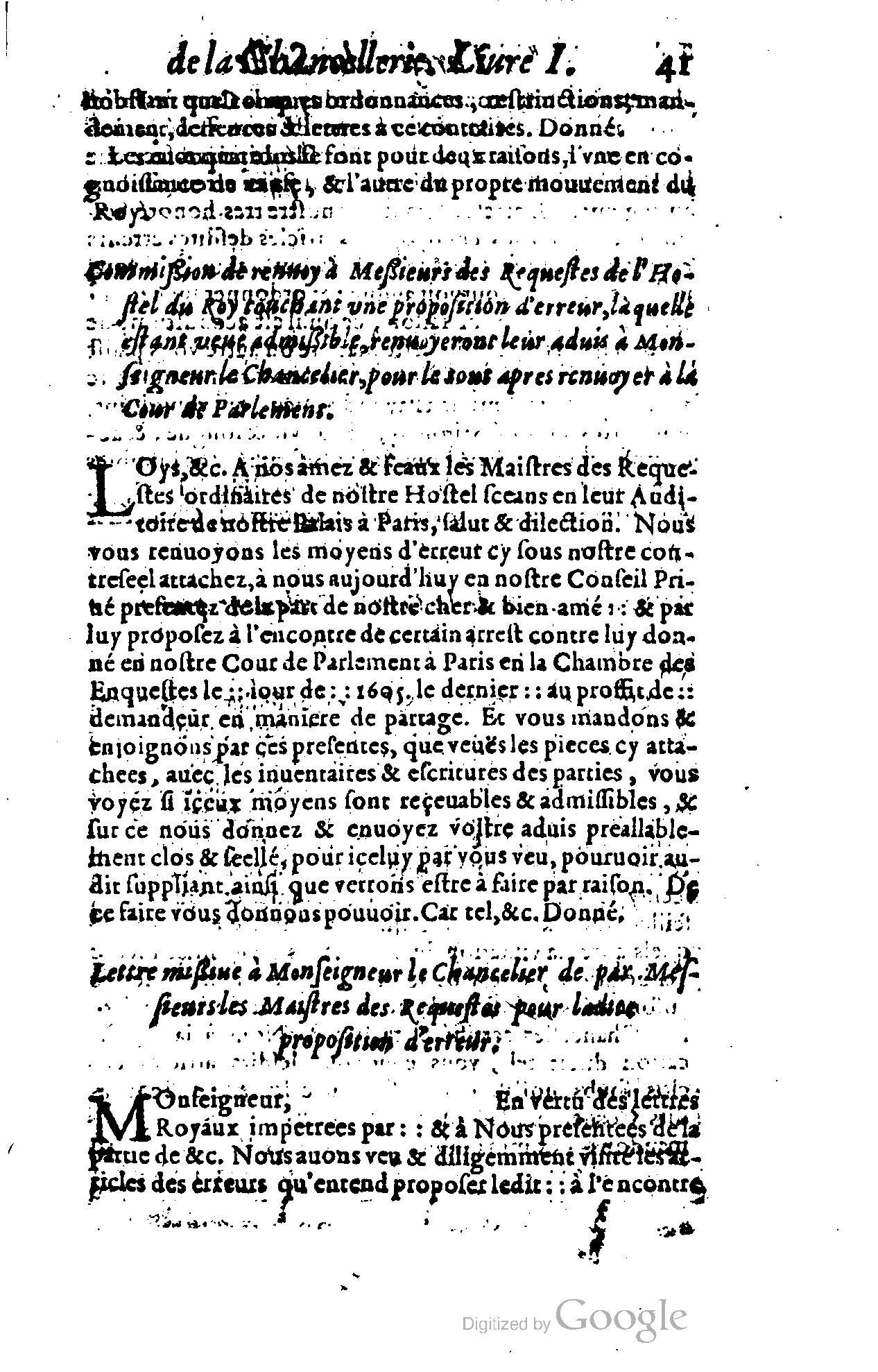 1614 - Jean Richer - Trésor du nouveau style et protocole de la chancellerie de France - BSB Munich
