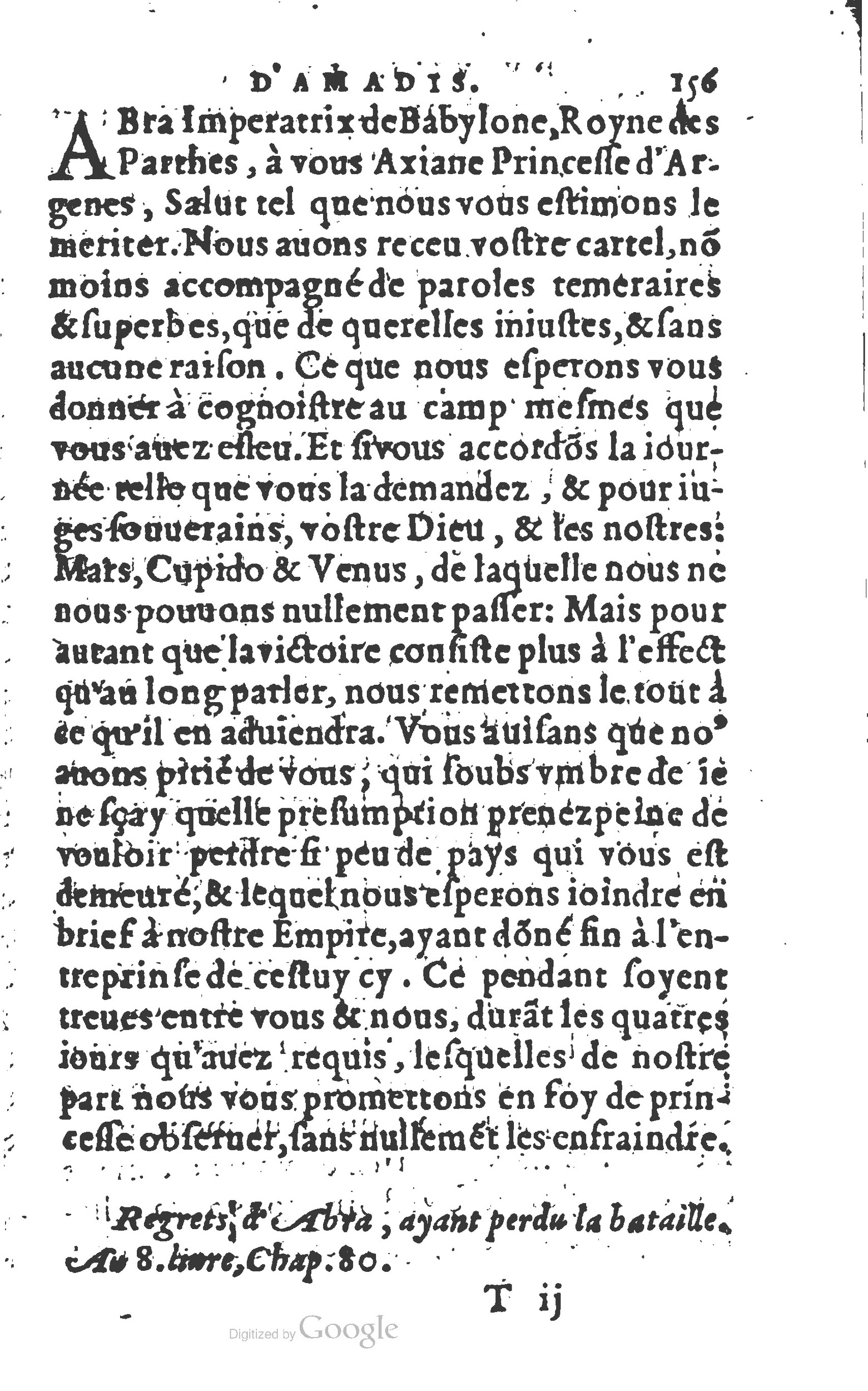 1567 - Robert Le Mangnier - Trésor des Amadis - British Library