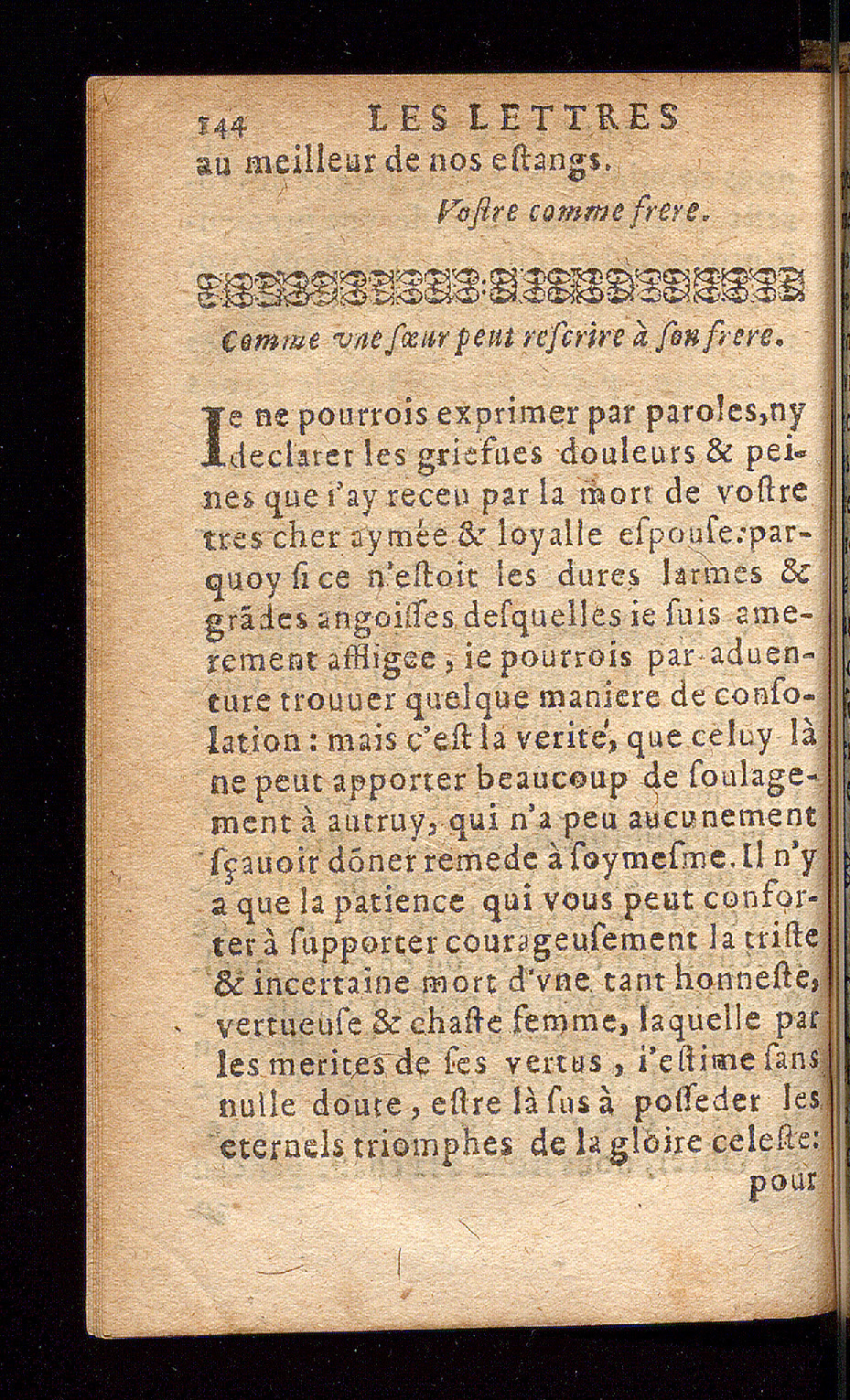 1614 - Barthélemy Vincent - Élite et Trésor des lettres missives - Bâle