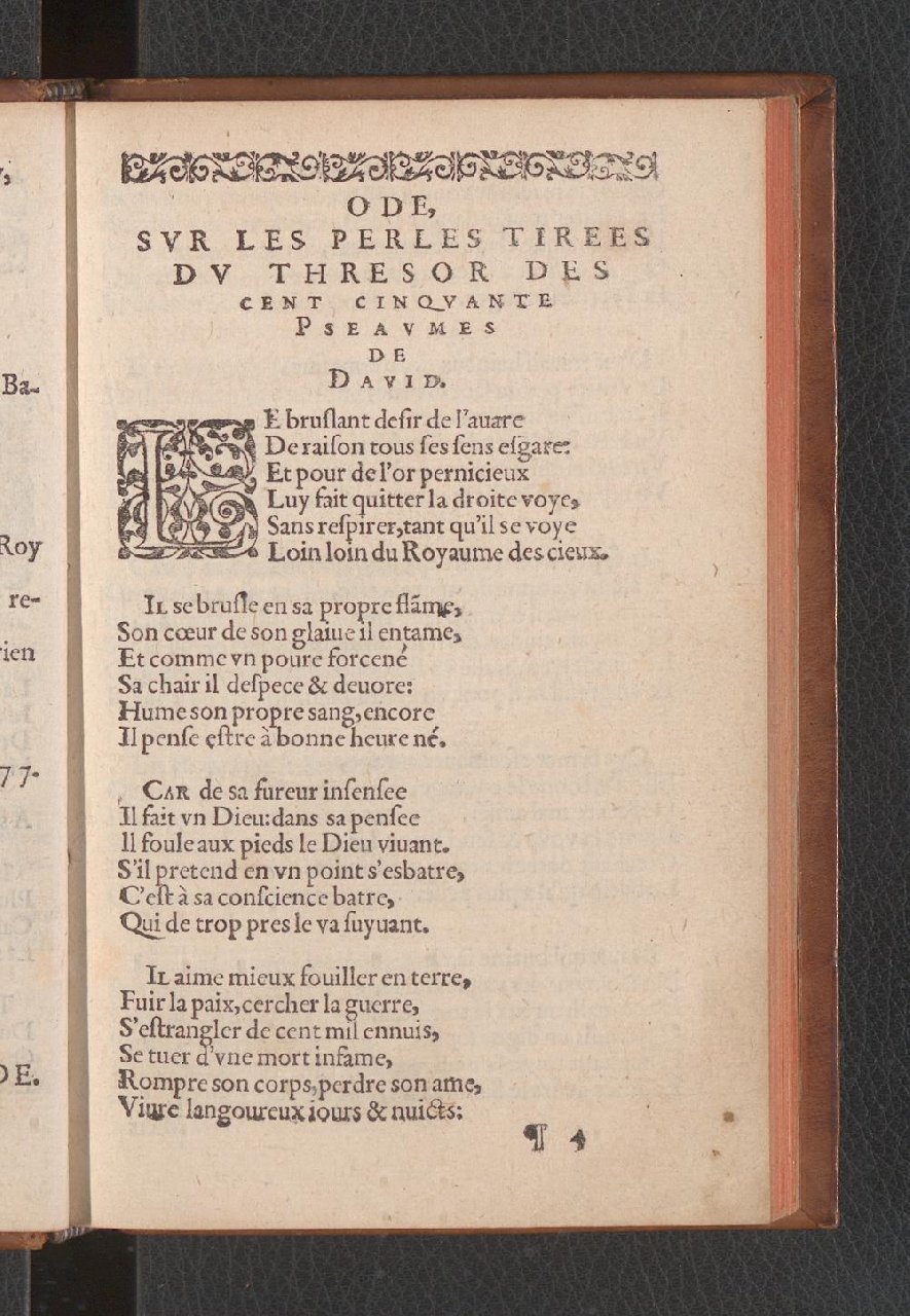 1577 - Jean de Laon - Trésor des 150 psaumes de David - Genève