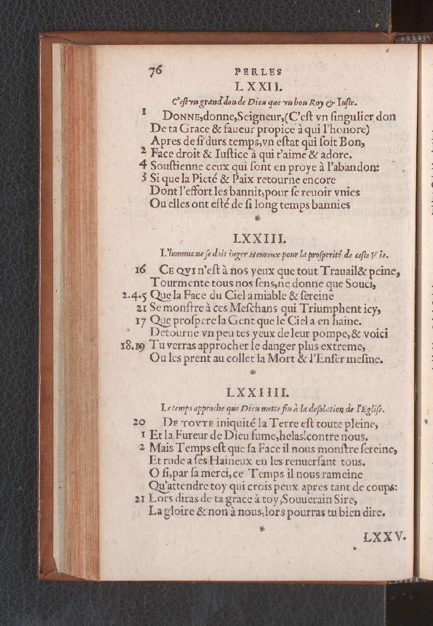 1577 - Jean de Laon - Trésor des 150 psaumes de David - Genève