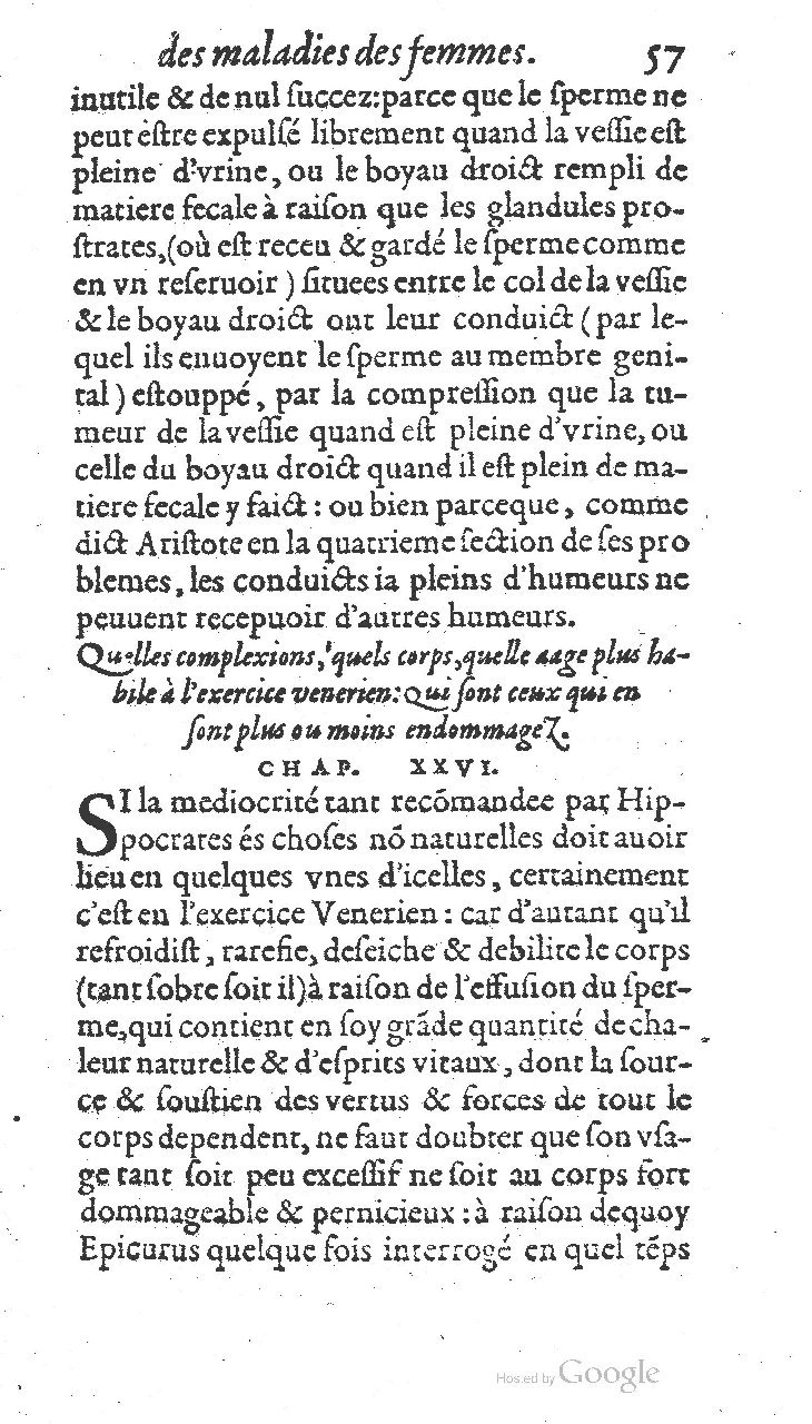 1585 - Jacques du Puis - Trésor des remèdes secrets pour les maladies des femmes - BnF
