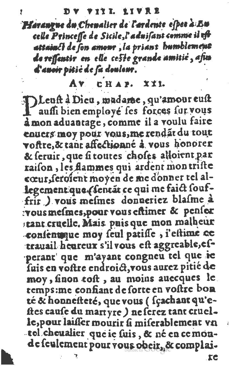 1582 - Jean Huguetan - Trésor des Amadis T. 1 - BM Lyon