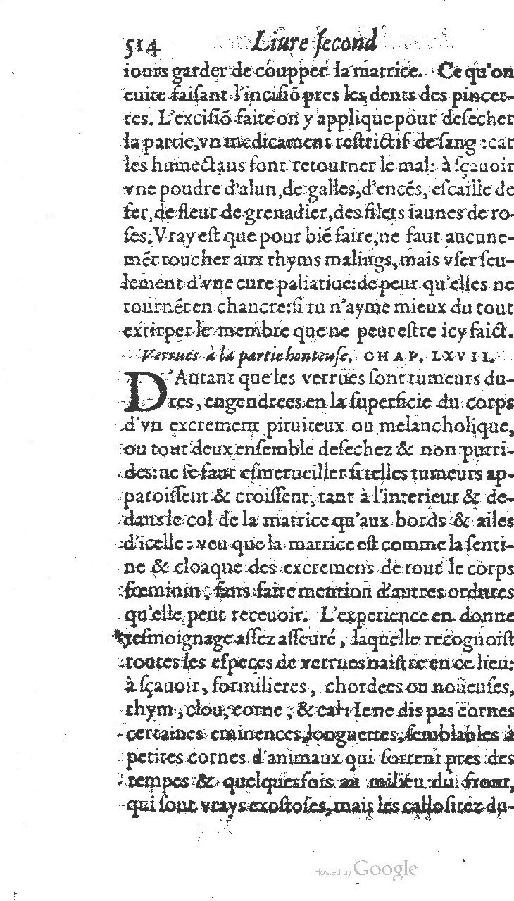 1585 - Jacques du Puis - Trésor des remèdes secrets pour les maladies des femmes - BnF