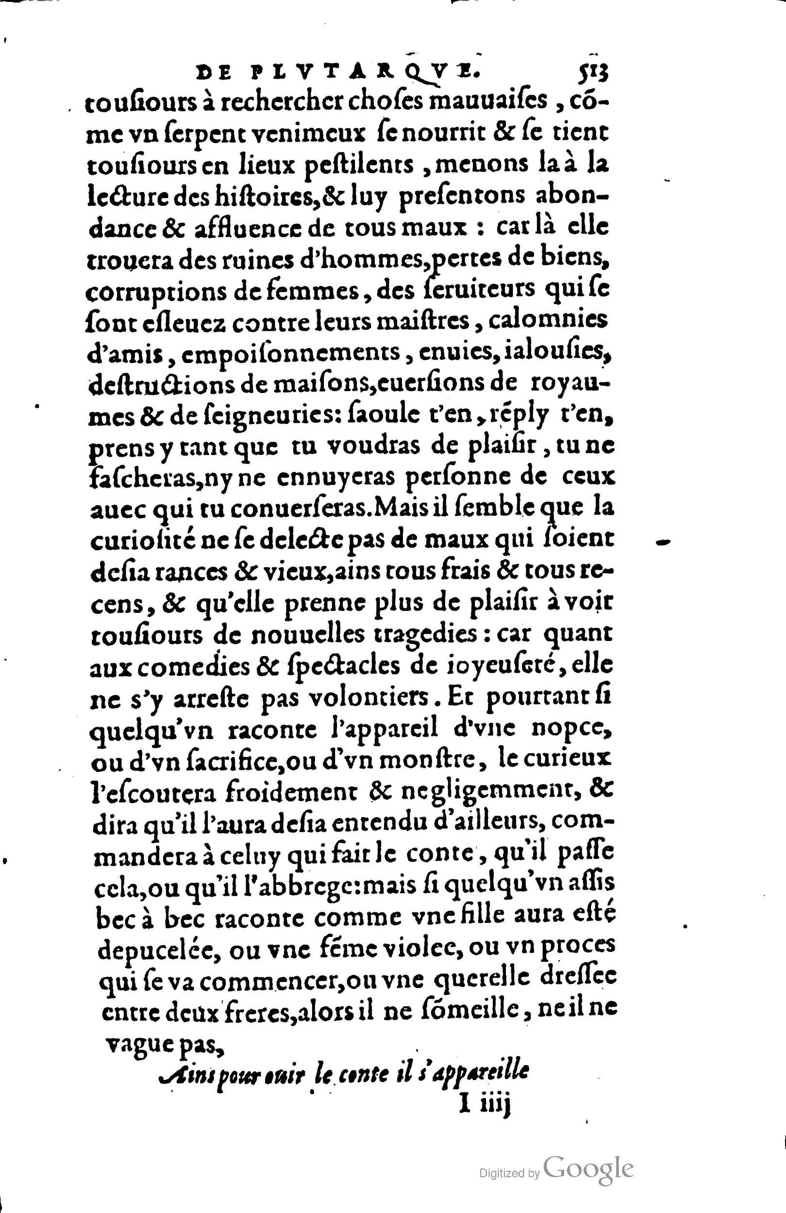 1578 - Jean Poupy - Trésor des morales de Plutarque - BSB Munich