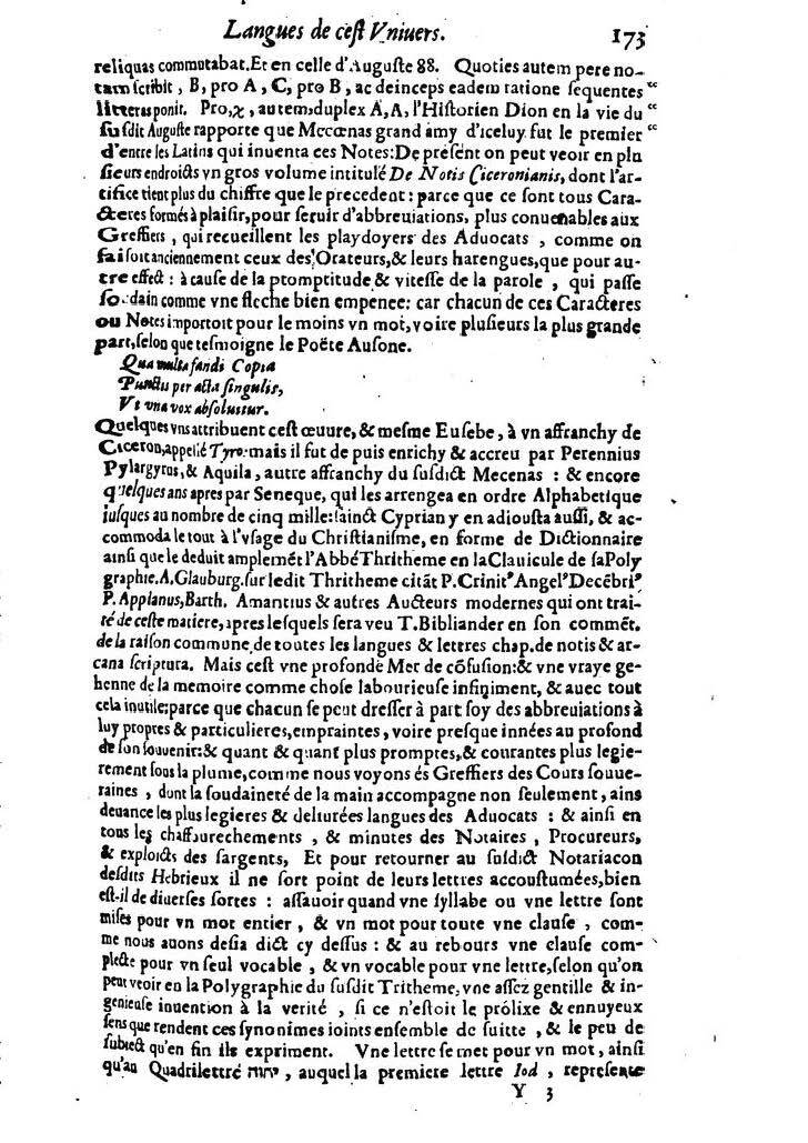 1613 - Matthieu Berjon - Trésor de l’histoire des langues de cet univers - BM Lyon