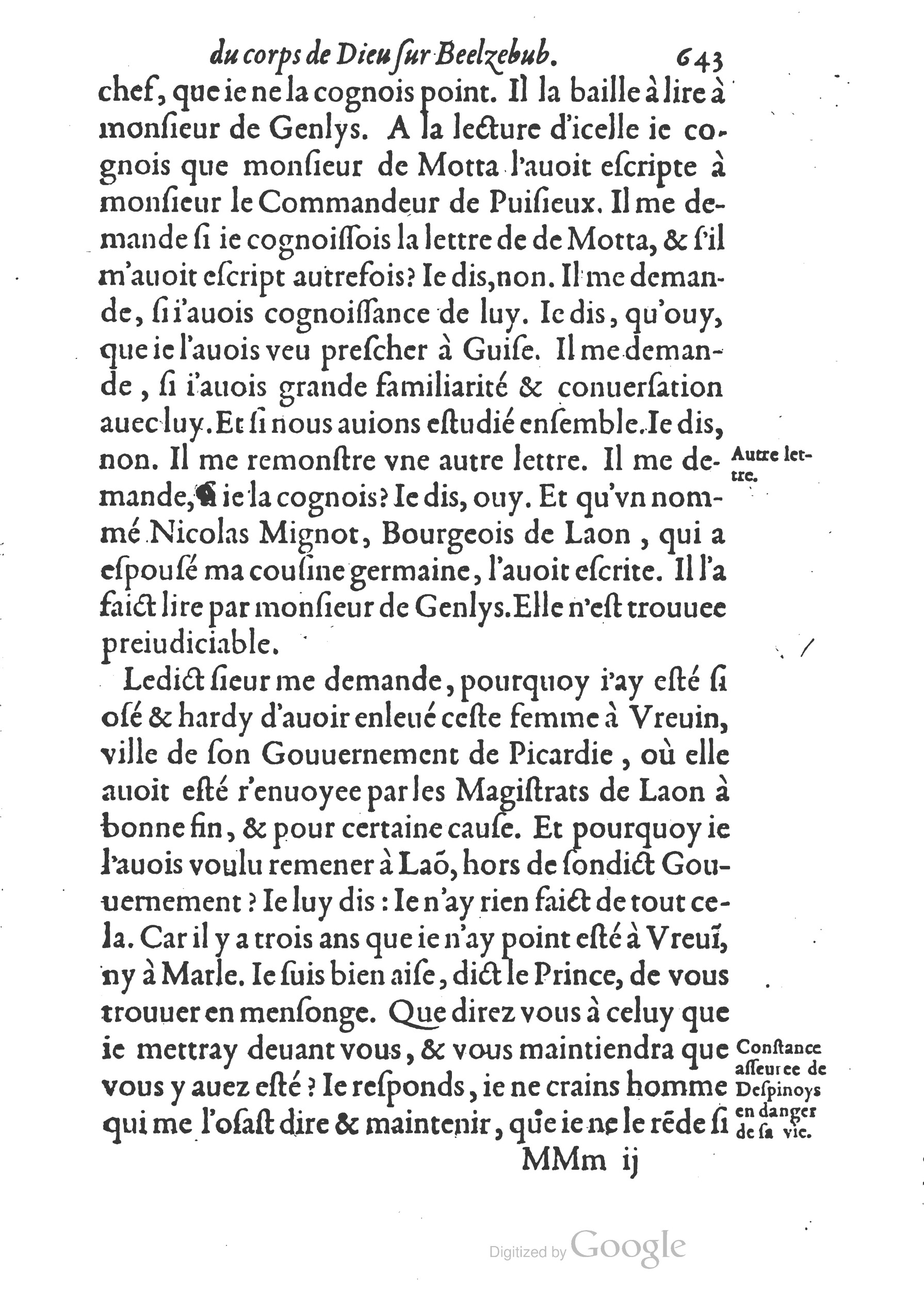 1578 - Nicolas Chesneau - Trésor et entière histoire de la triomphante victoire du corps de Dieu sur l’esprit malin - British Library 1578 - Nicolas Chesneau - Trésor et entière histoire de la triomphante victoire du corps de Dieu sur l’esprit malin - British Library