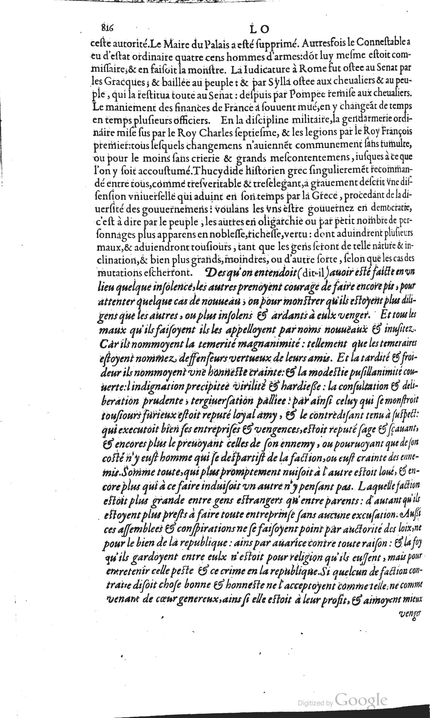 1585 - Barthélemy Honorat - Bibliothèques françaises - BSB Munich