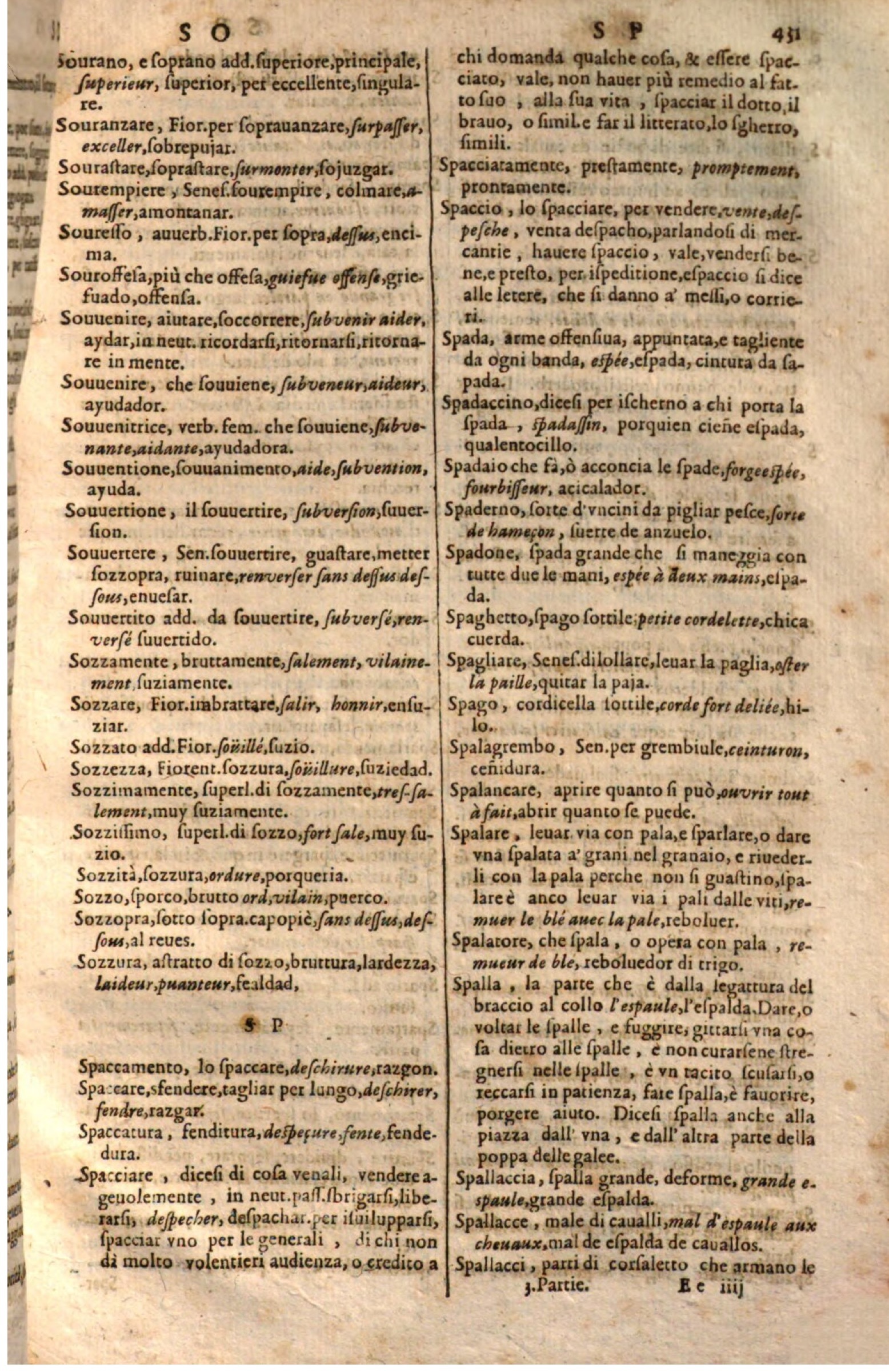 1644 - Jacques Crespin - Trésor des trois langues - Passau 1644 - Jacques Crespin - Trésor des trois langues - Passau