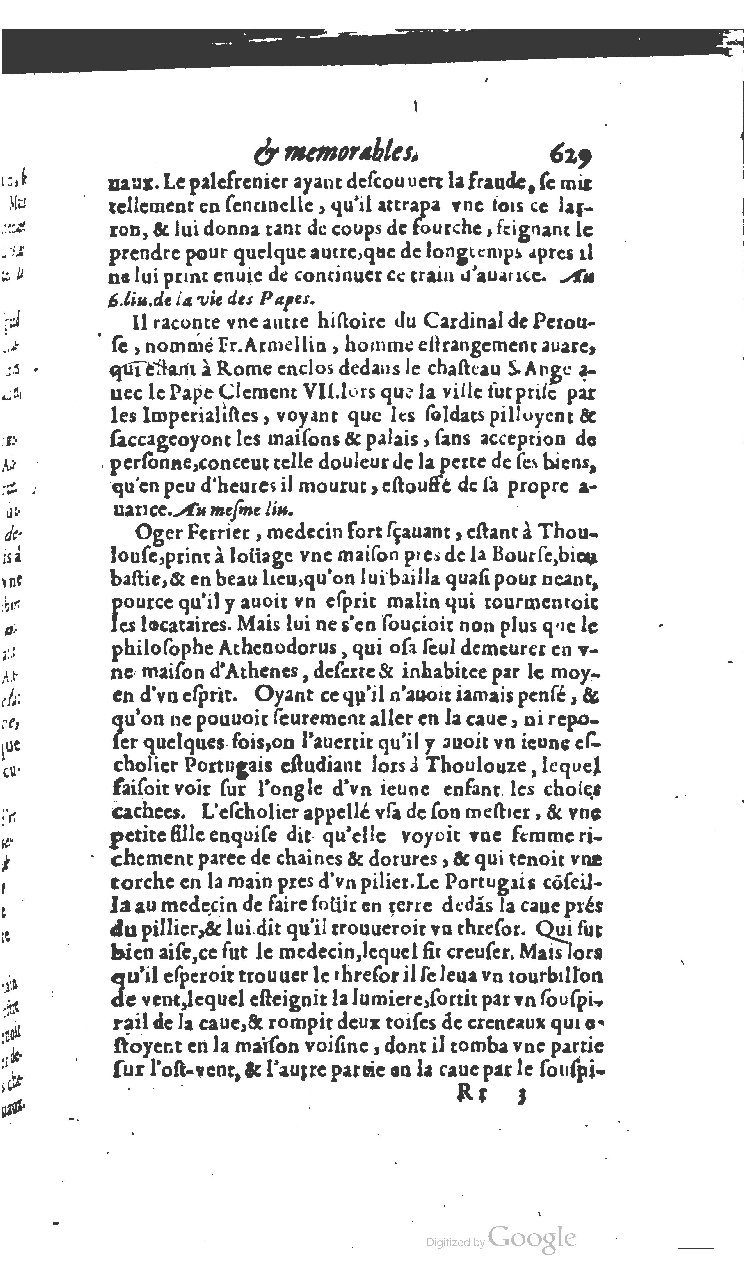 1610 - Paul Marceau - Trésor d’histoires admirables et mémorables - BSB Munich