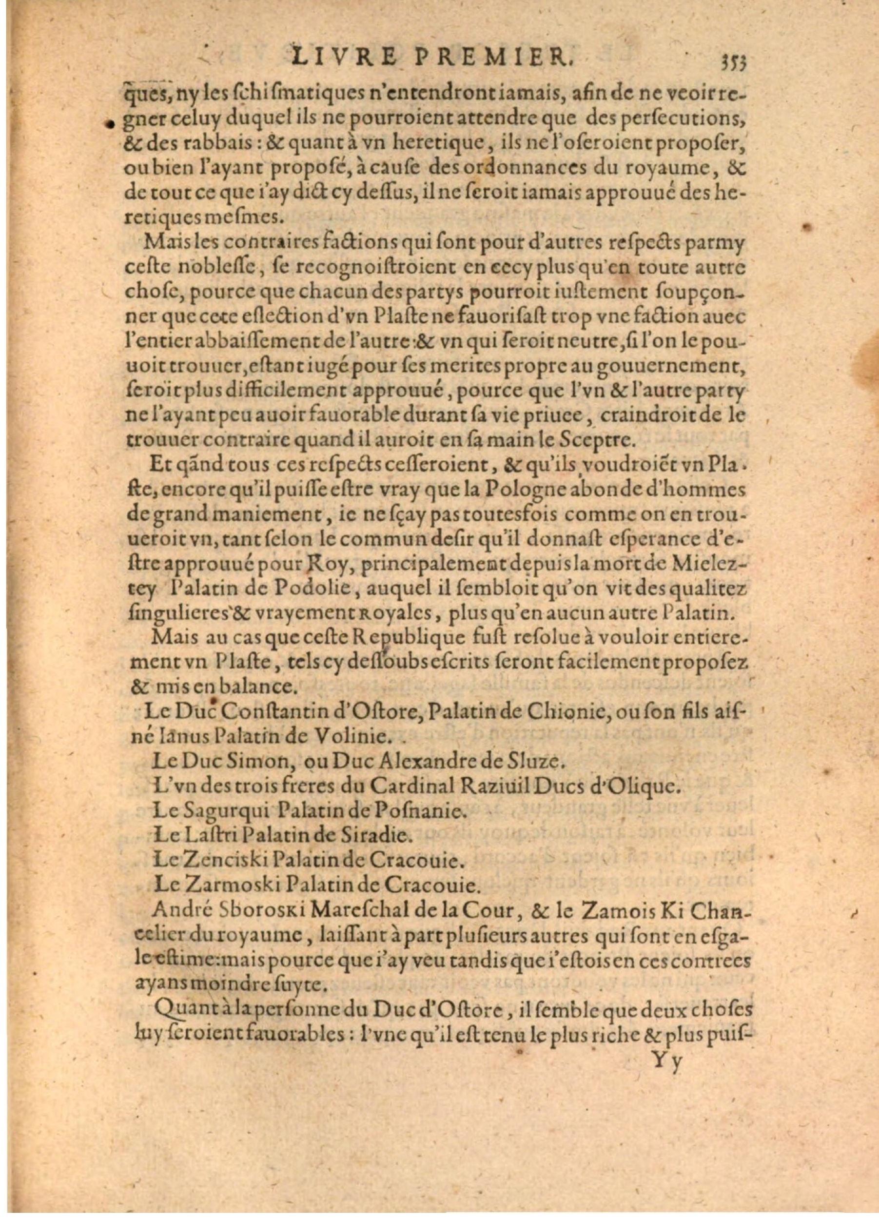 1608 - Nicolas Du Fossé - Trésor politique - BSB Munich