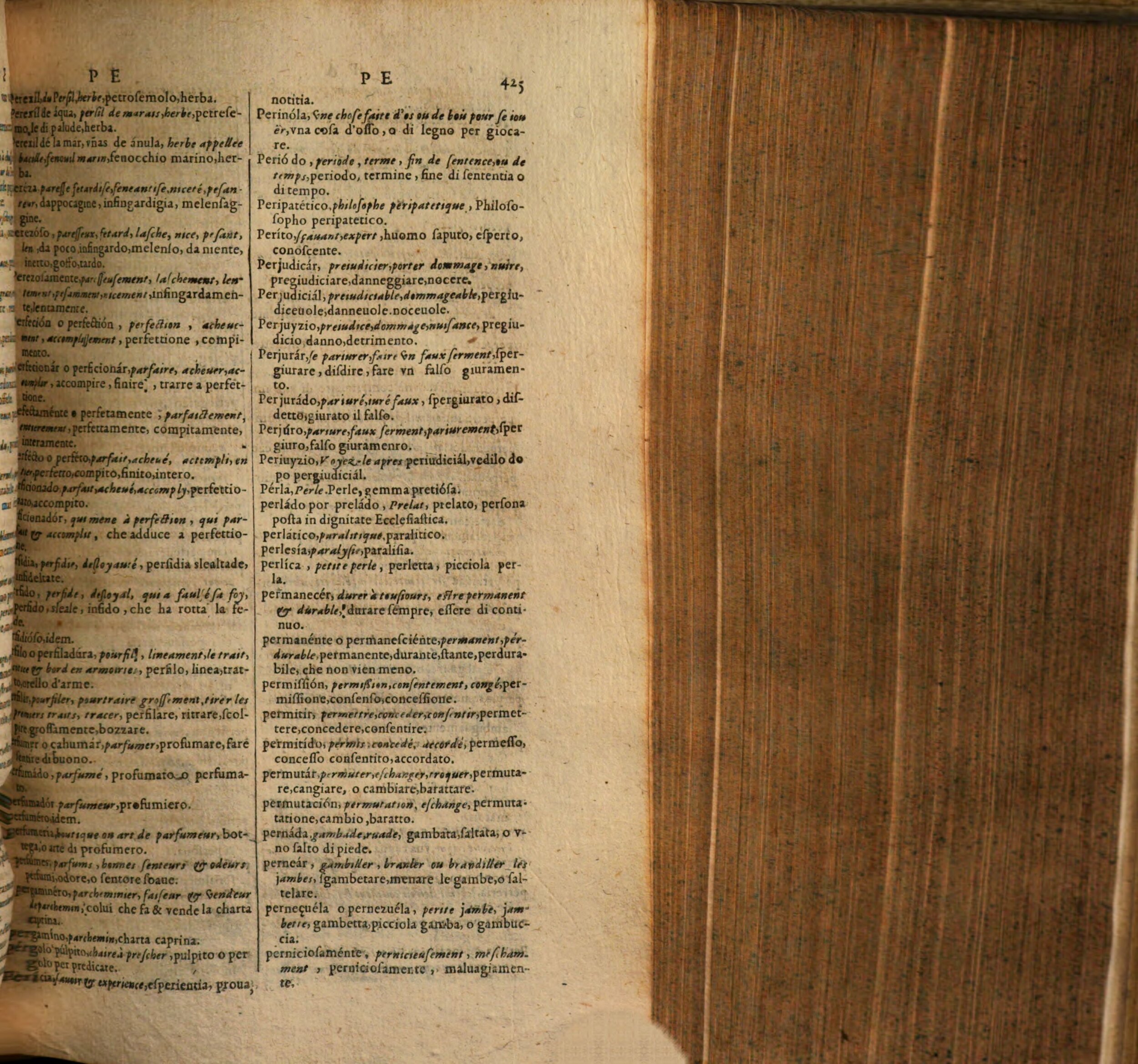 1617 - Samuel Crespin - Trésor des trois langues espagnole, française et italienne (Première partie) - Regensburg