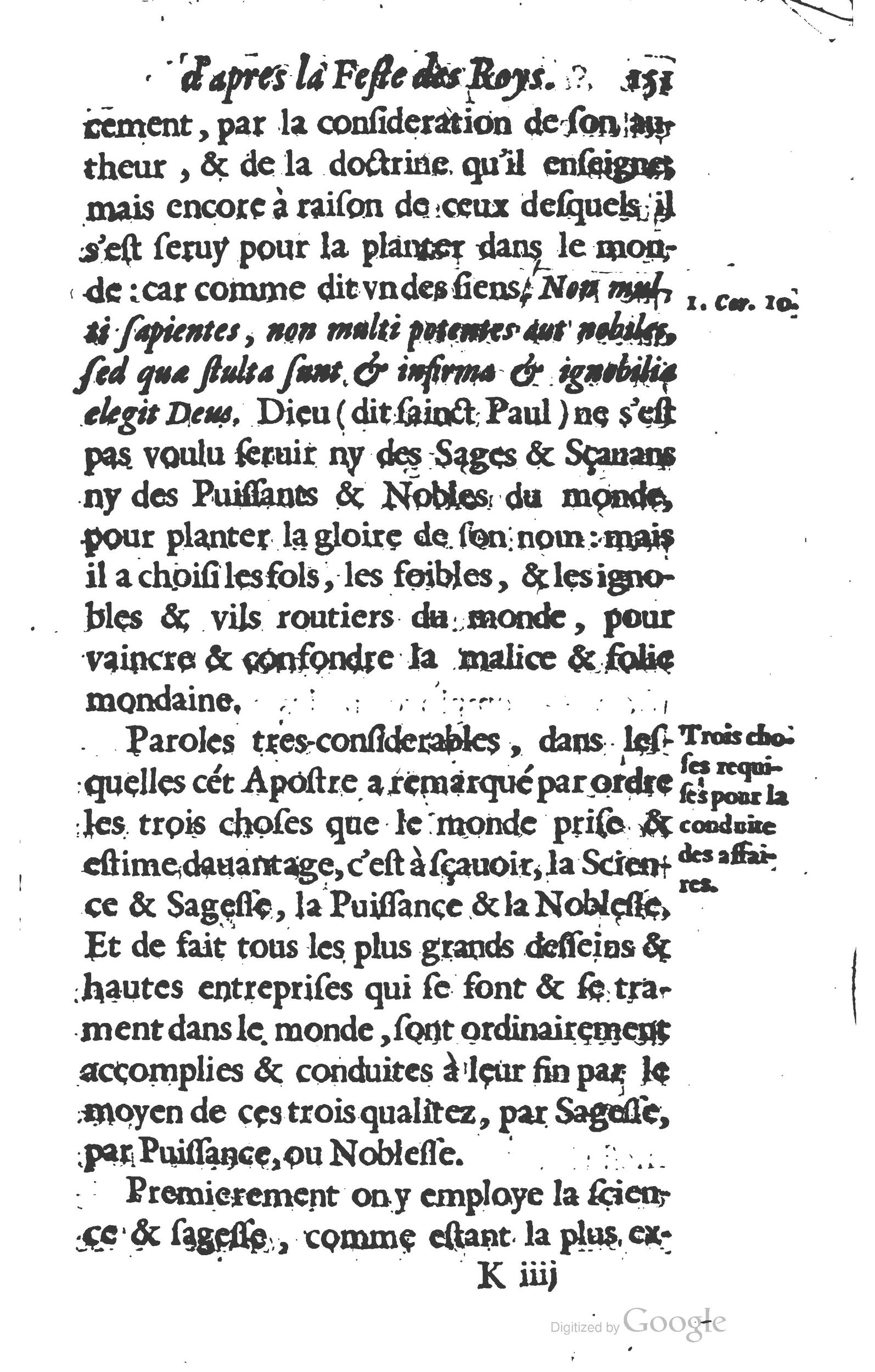 1629 - Manassés de Préaulx - Sermons ou Trésors de la piété chrétienne - BM Lyon