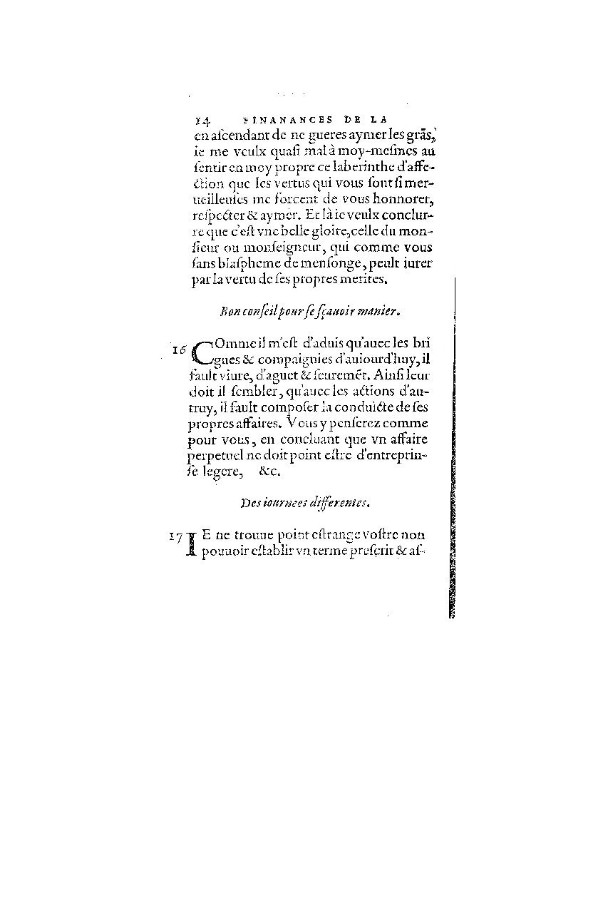 1572 - Nicolas Du Chemin - Finances et Trésor de la plume française - BM Lyon