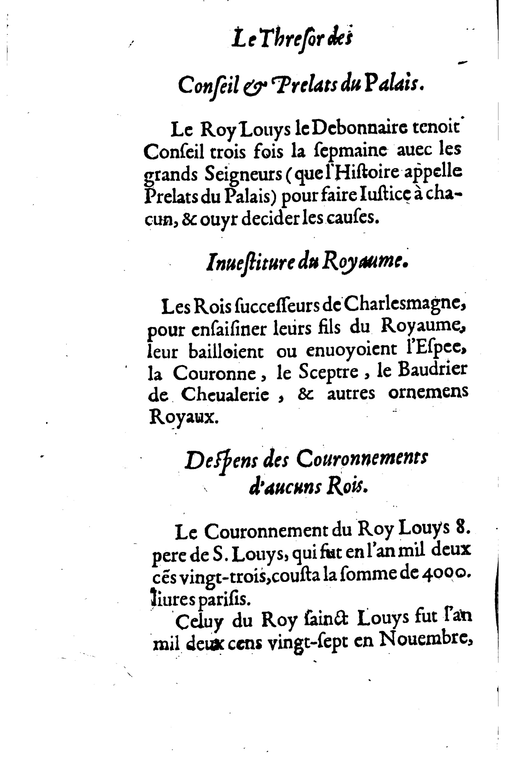 1633 - Jean Corrozet - Trésor des histoires de France - BM Lyon 1633 - Jean Corrozet - Trésor des histoires de France - BM Lyon
