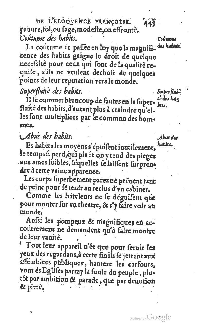 1610 - Louis Coste - Trésor de l’éloquence française (Seconde partie) - BM Lyon
