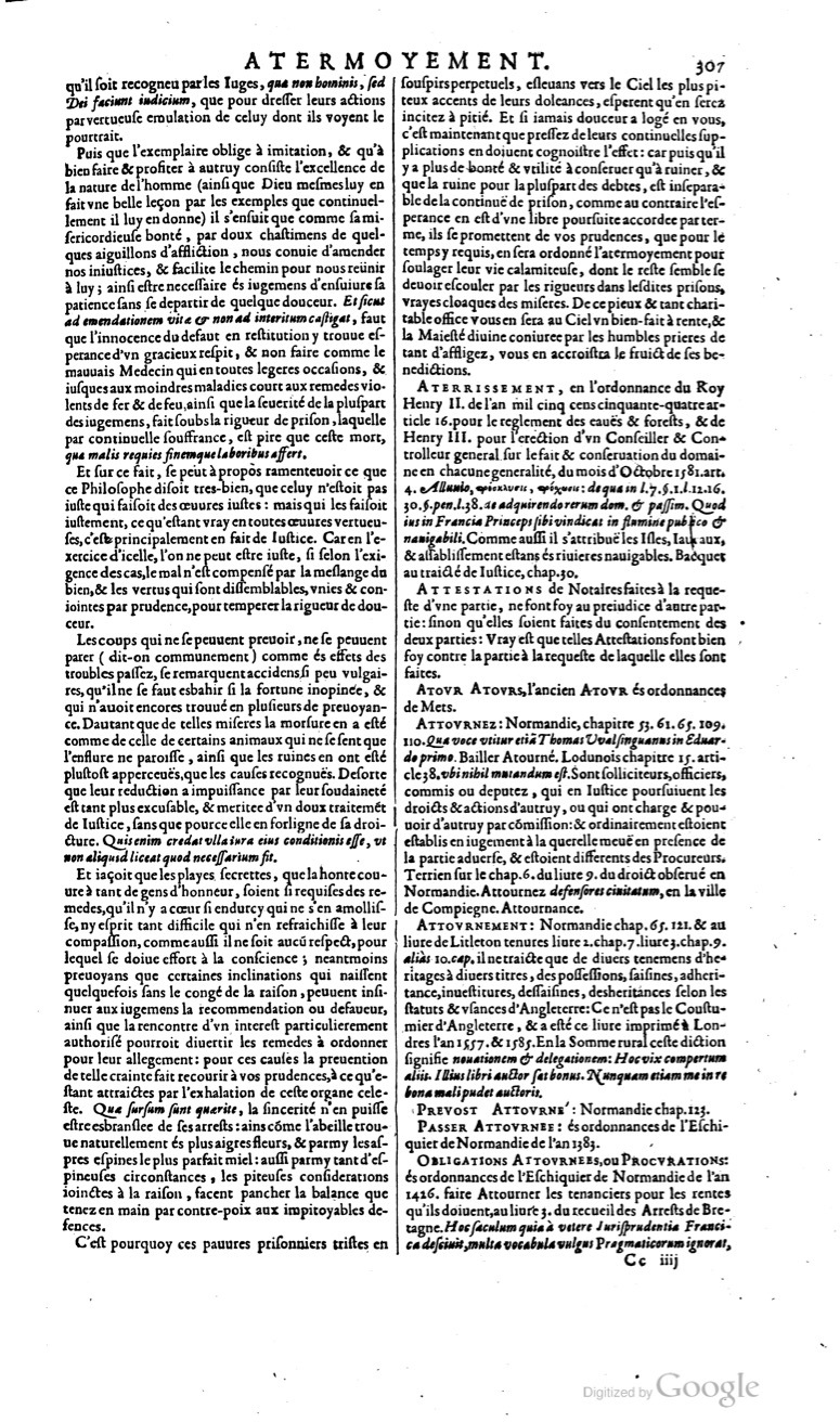 1629 - Veuve Nicolas Buon - Trésor du droit français (29620 T. 1) - BM Lyon