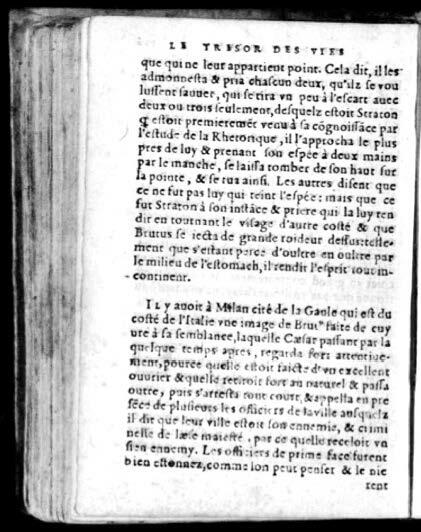 1574 - Benoît Rigaud - Trésor des vies de Plutarque - Avignon