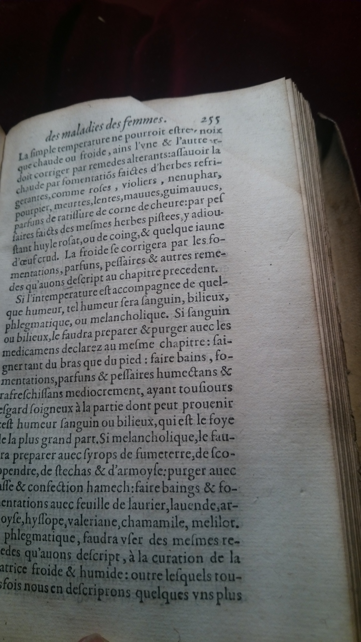 1587 - Jacques du Puis - Trésor des remèdes secrets pour les maladies des femmes - BM Amiens
