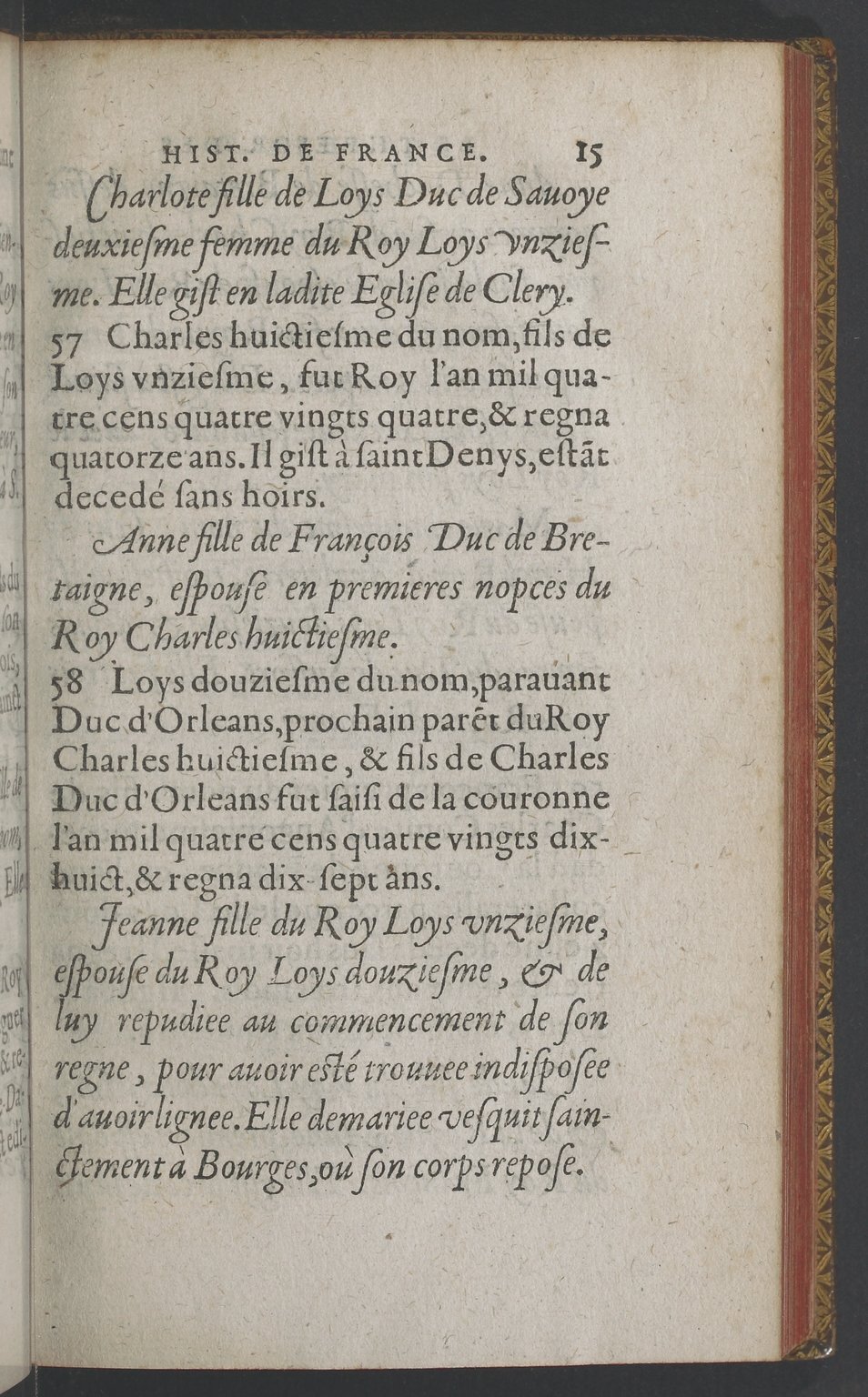 1603 - Galiot Corrozet - Trésor des histoires de France - BnF Tolbiac