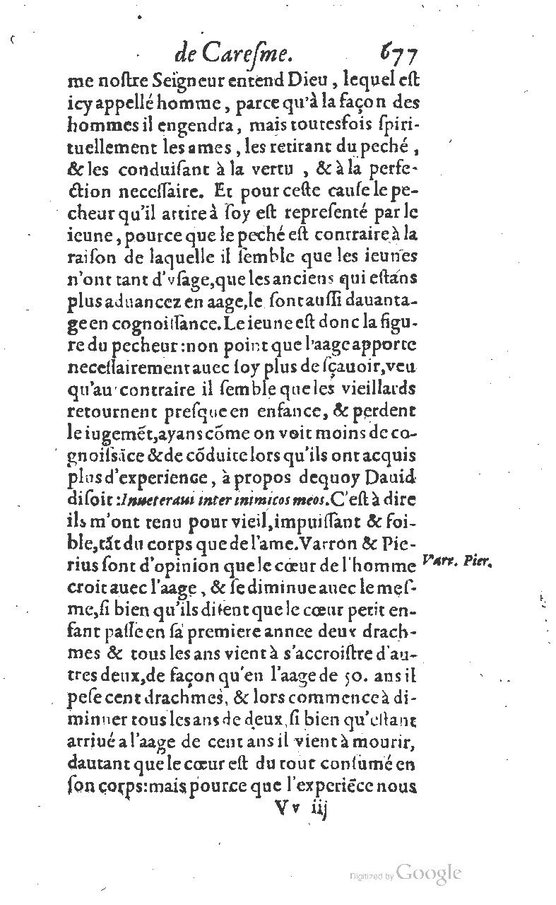 1607 - Nicolas Du Fossé - Trésor quadragésimal - T 01 - BM Lyon