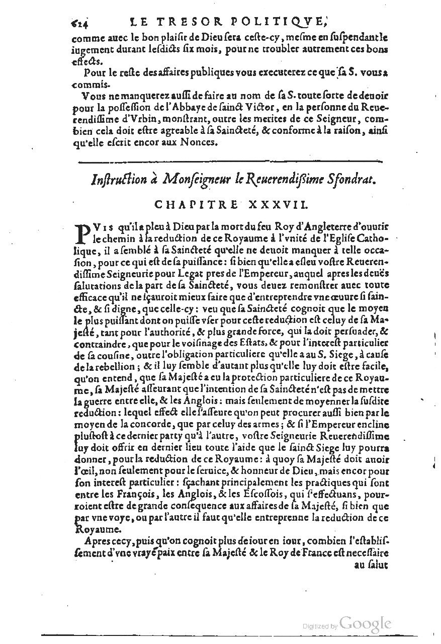 1611 - Pierre Chevalier - Trésor politique - UGent