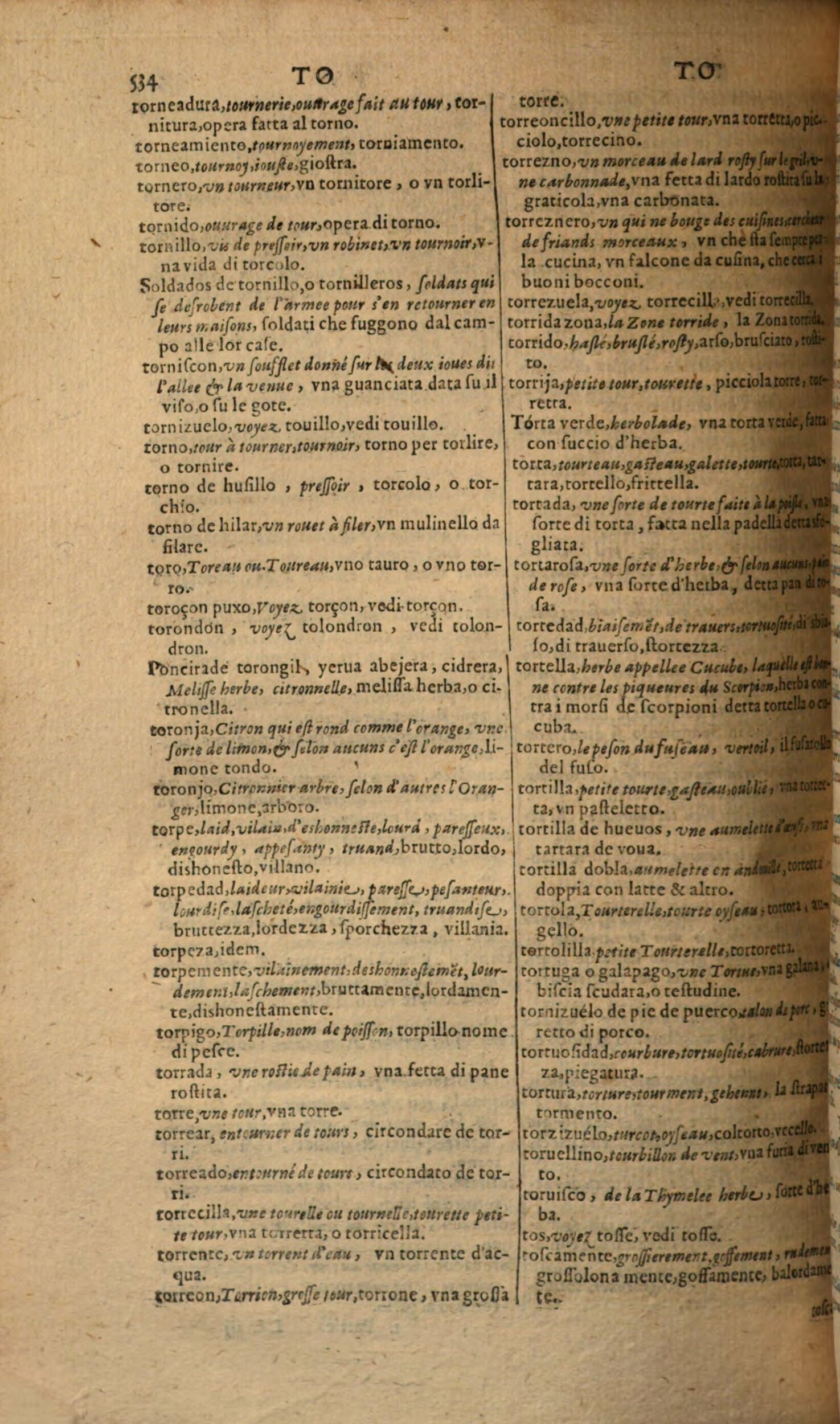 1617 - Samuel Crespin - Trésor des trois langues espagnole, française et italienne (Première partie) - Regensburg