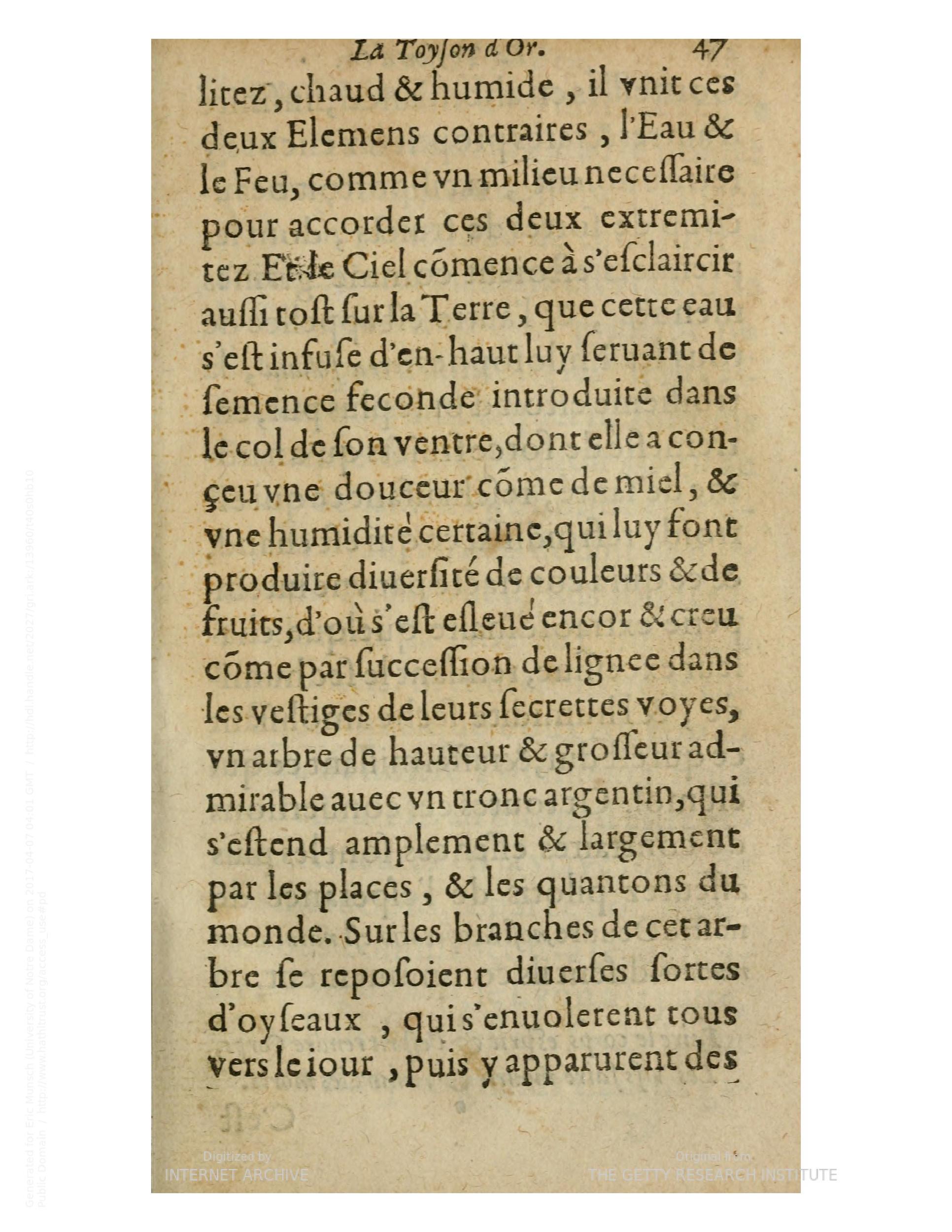 1612 - Charles Sevestre - Toison d’or ou la fleur des trésors - Getty Research Institute