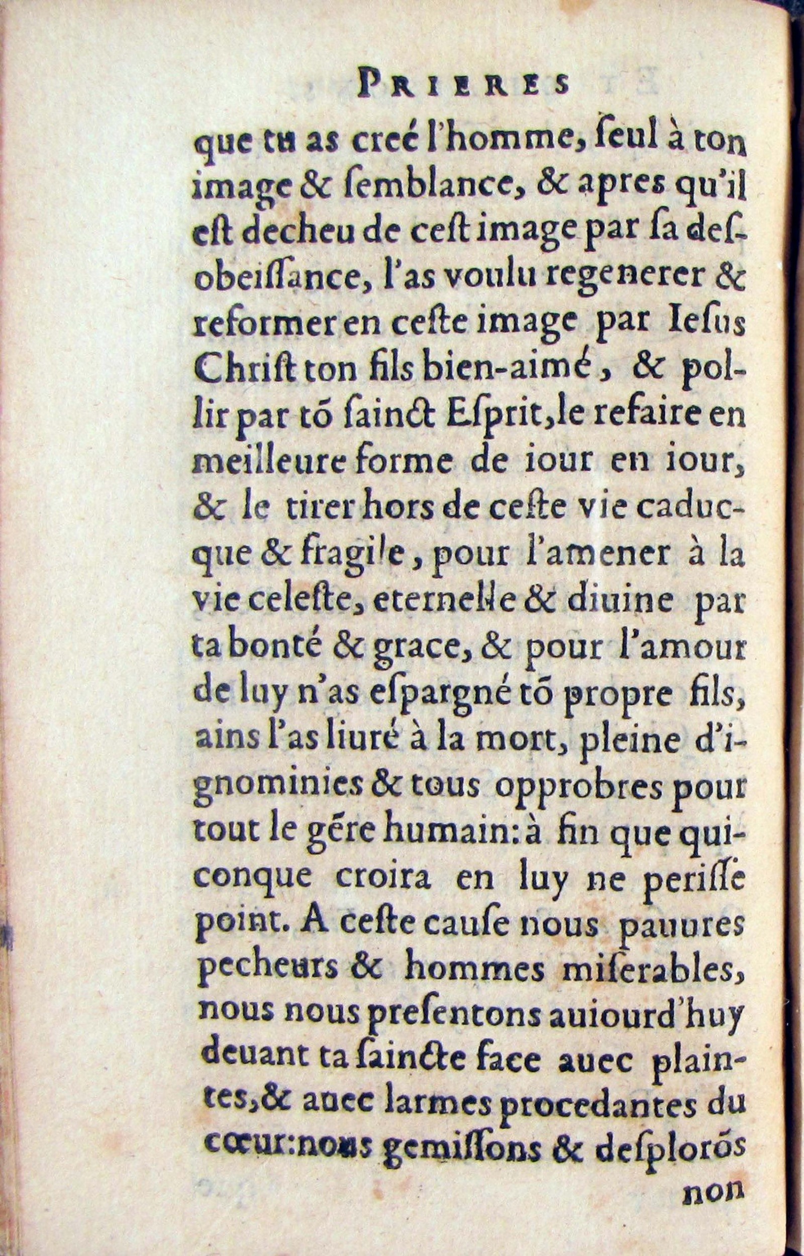 1572 - Antoine Certia - Trésor des prières, oraisons et instructions chrétiennes - Nîmes
