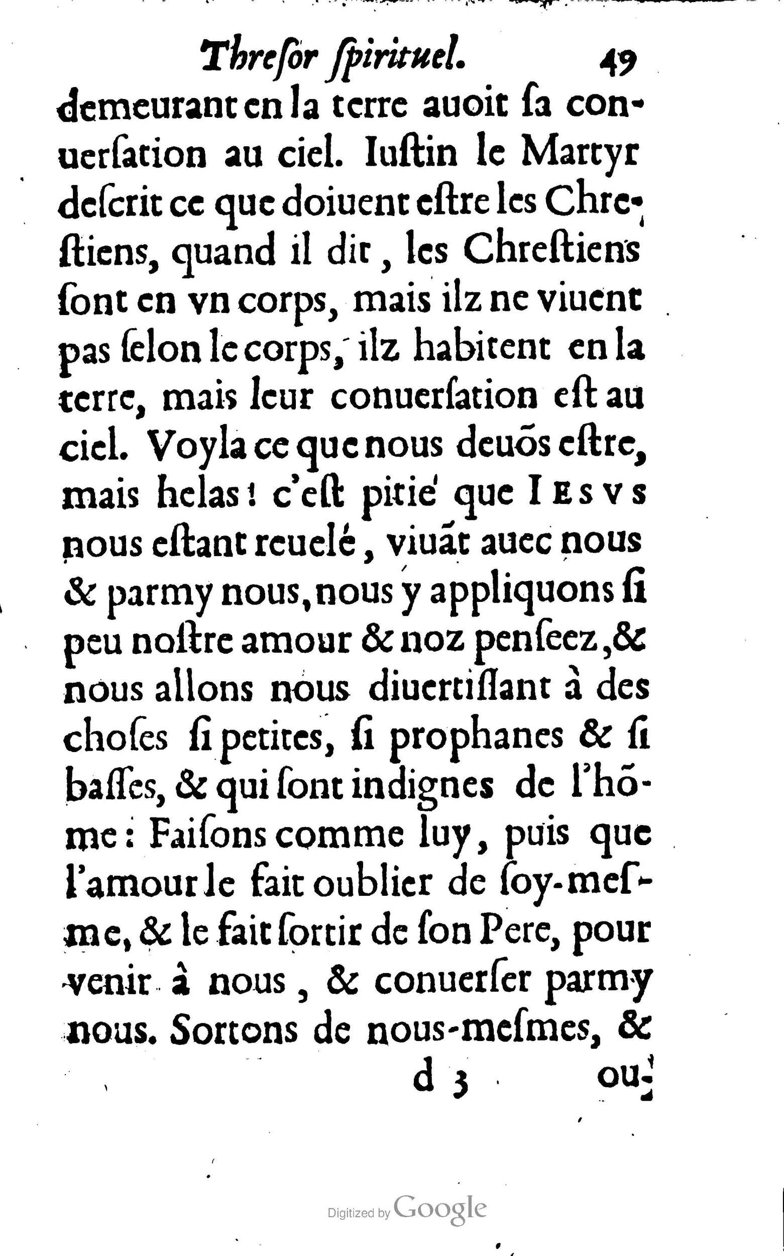 1633 - François Waudré - Trésor spirituel contenant les excellences du christianisme - BM Lyon