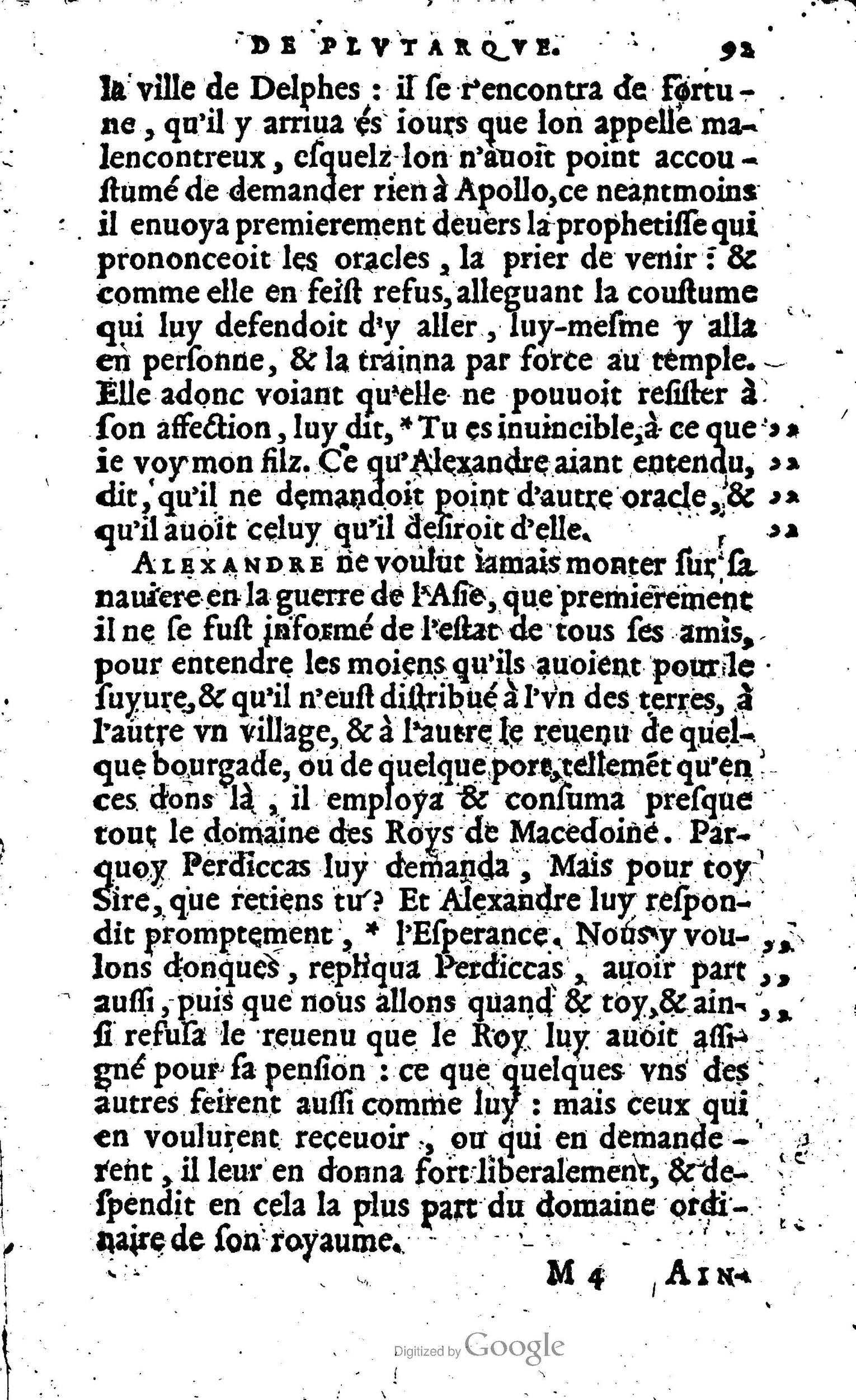 1568 - Willem Silvius - Trésor des vies de Plutarque - Anvers Plantin-Moretus