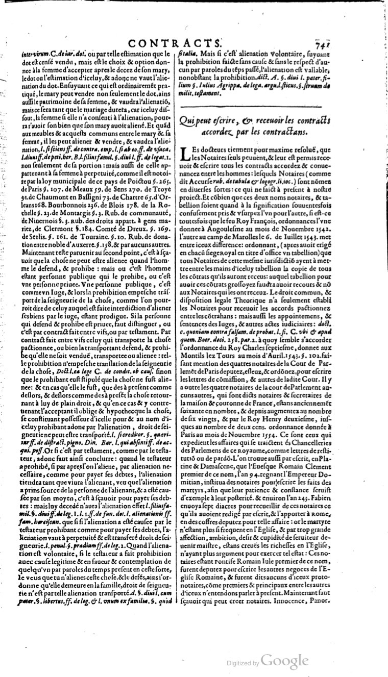 1629 - Veuve Nicolas Buon - Trésor du droit français (21754 T. 1) - BM Lyon