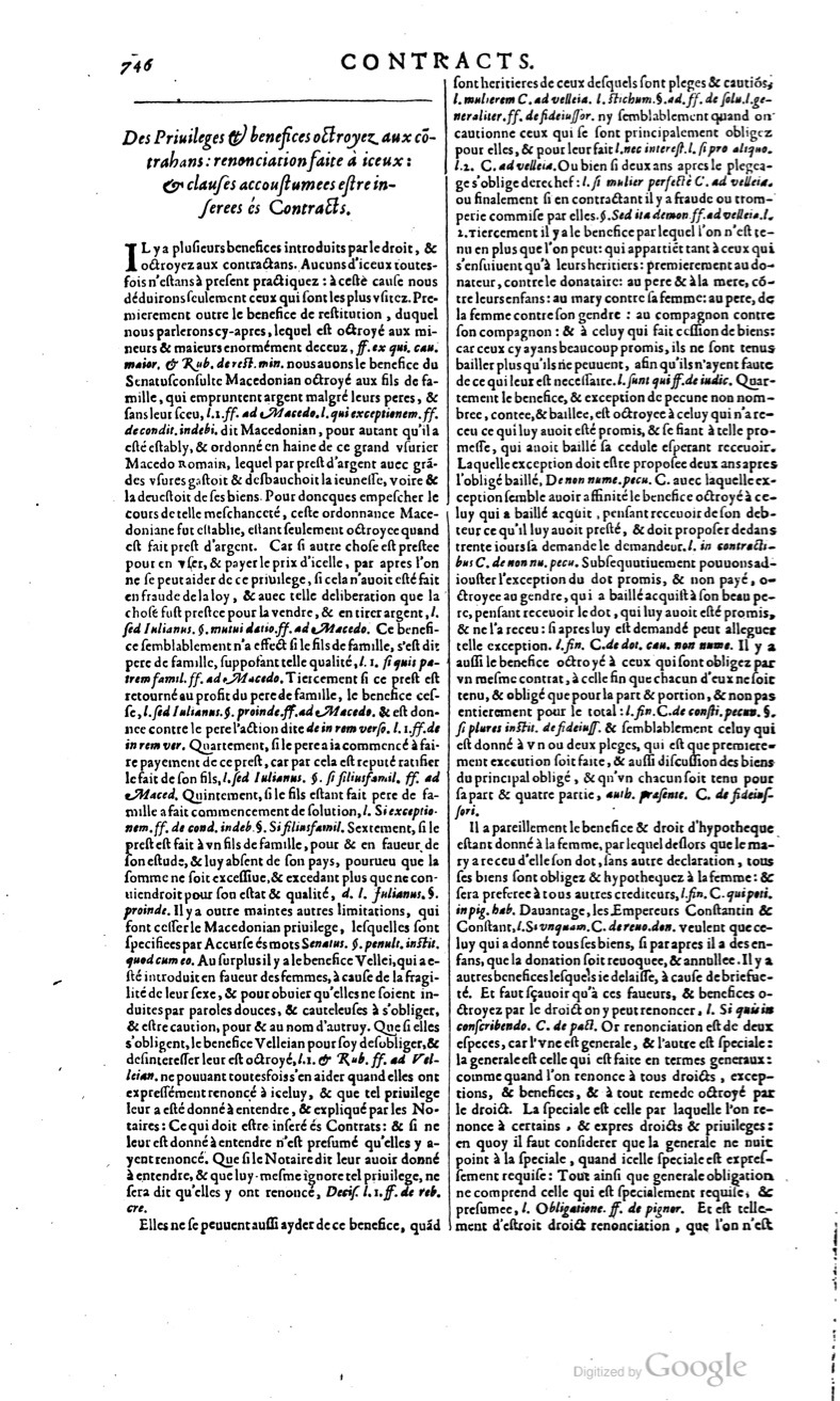 1629 - Veuve Nicolas Buon - Trésor du droit français (29620 T. 1) - BM Lyon