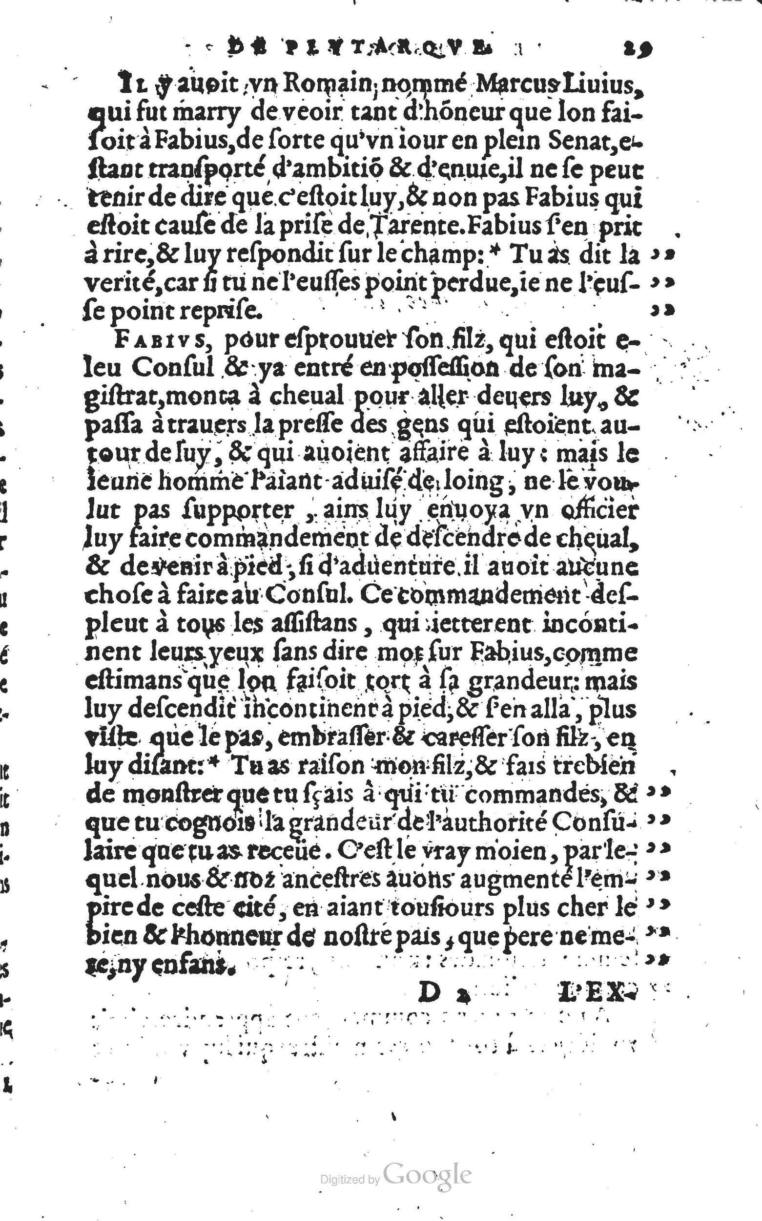1567 - Willem Silvius - Trésor des vies de Plutarque - Anvers Musée Plantin-Moretus