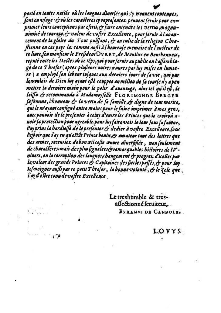 1613 - Matthieu Berjon - Trésor de l’histoire des langues de cet univers - BM Lyon