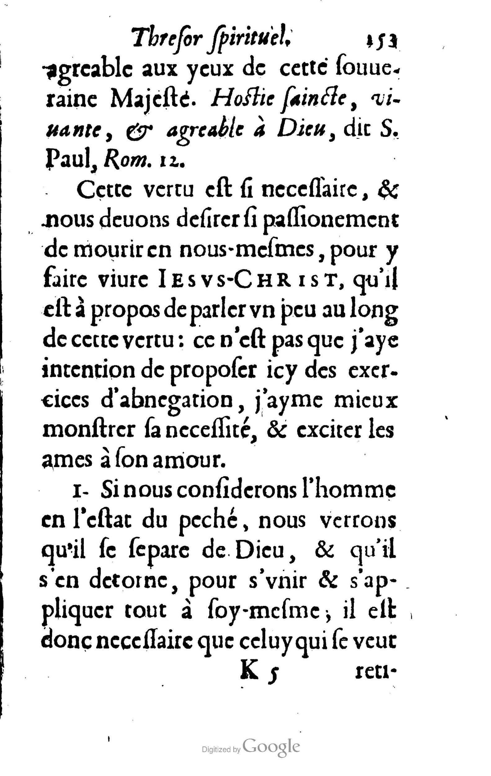 1633 - François Waudré - Trésor spirituel contenant les excellences du christianisme - BM Lyon