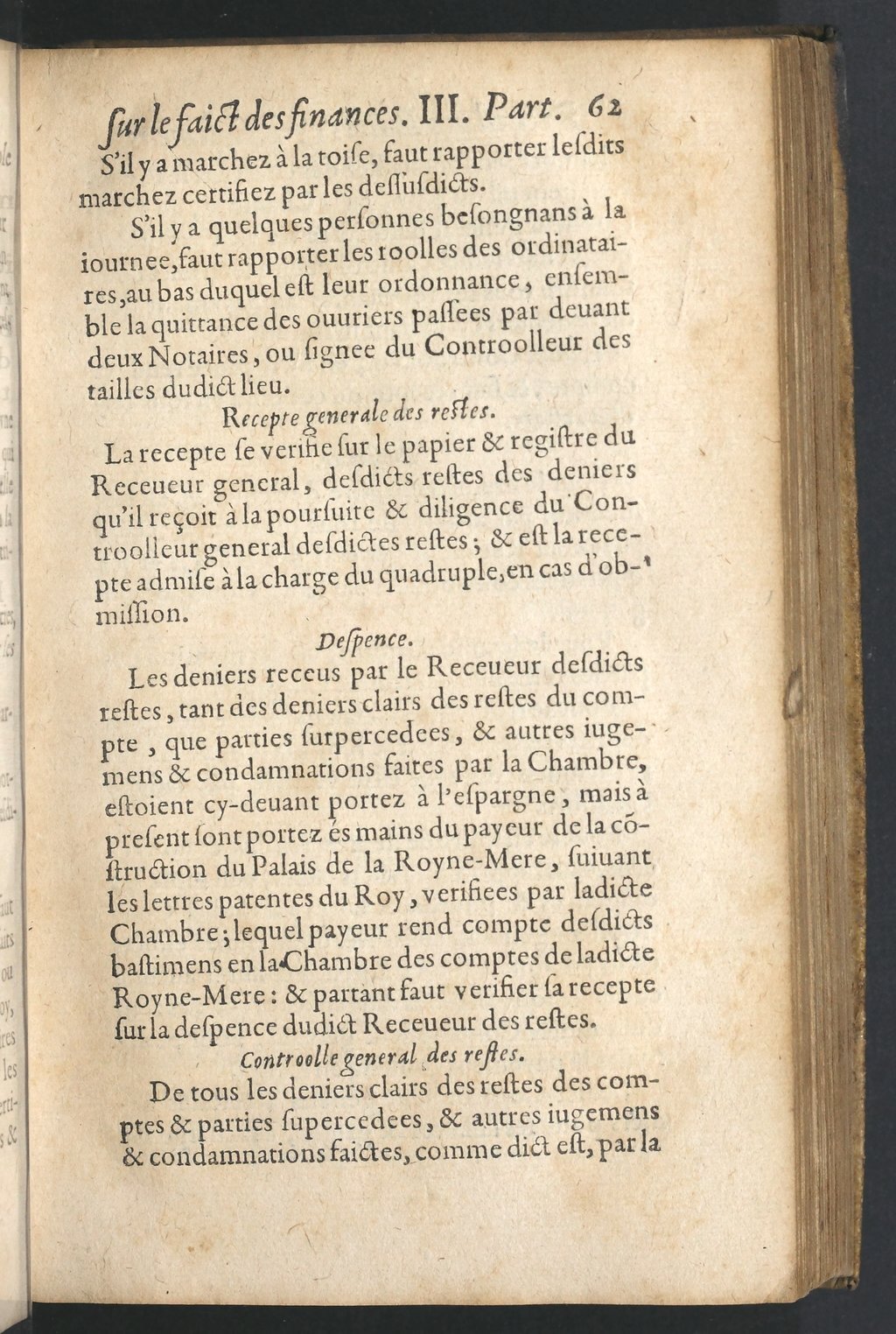 1599 - Claude de Monstr’oeil et Jean Richer - Trésor des instructions des finances - BnF