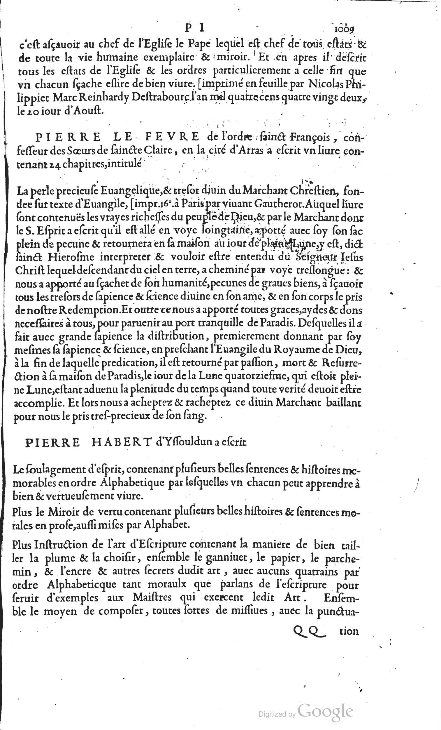 1585 - Barthélemy Honorat - Bibliothèques françaises - BSB Munich