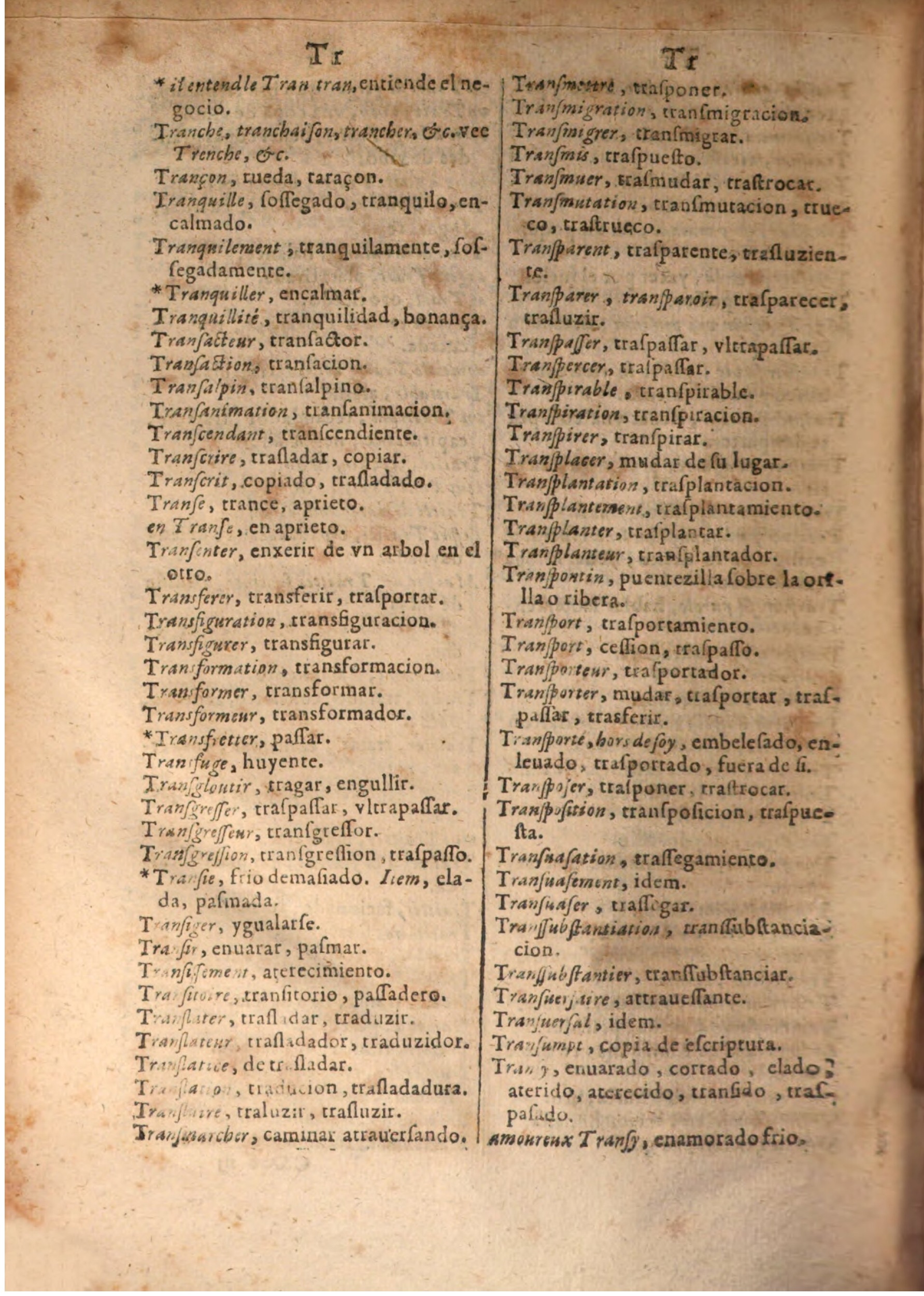 1645 - A. de Sommaville et A. Courbé - Trésor des deux langues espagnole et française (Seconde partie) - BSB Munich
