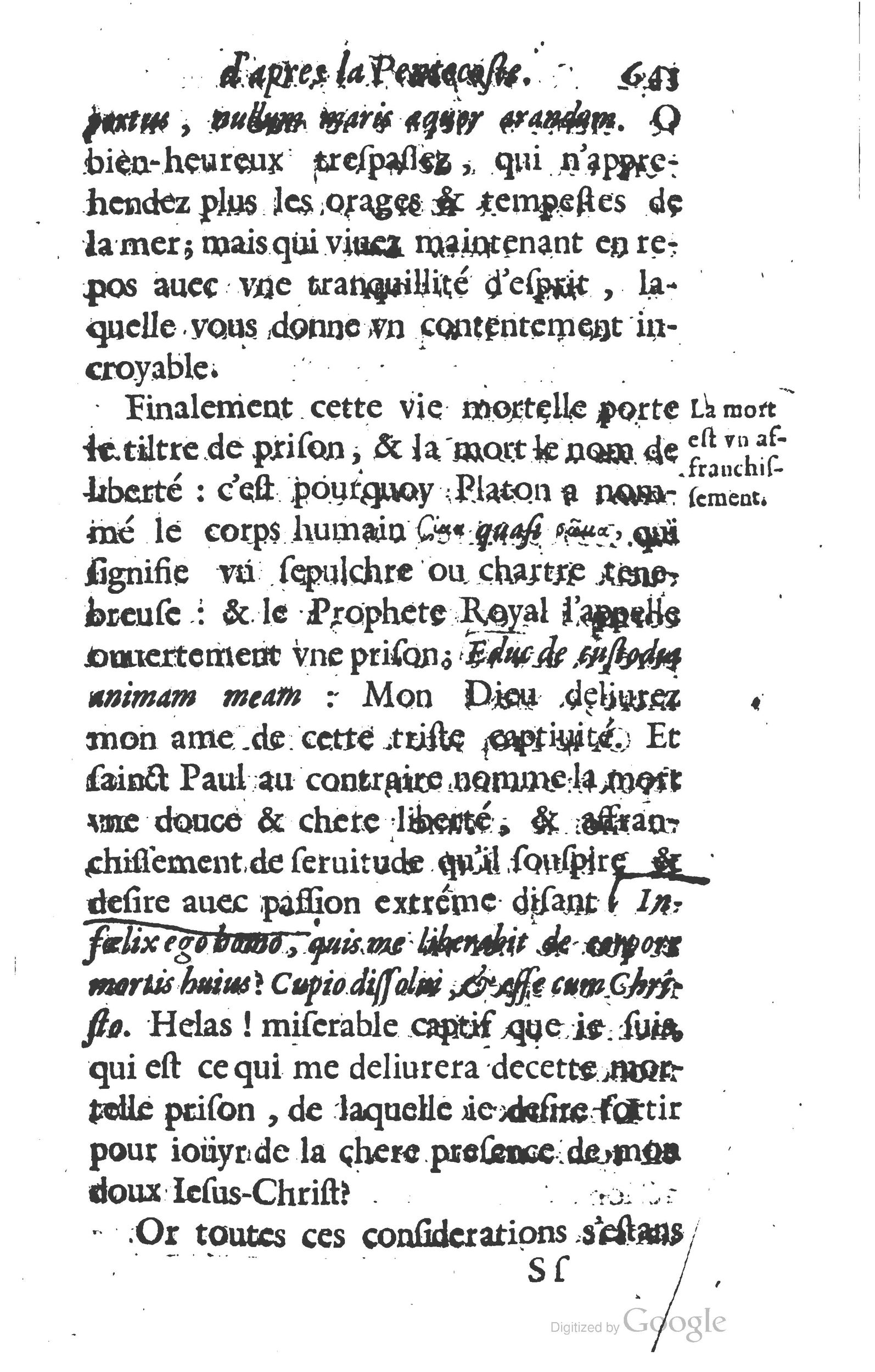1629 - Manassés de Préaulx - Sermons ou Trésors de la piété chrétienne - BM Lyon