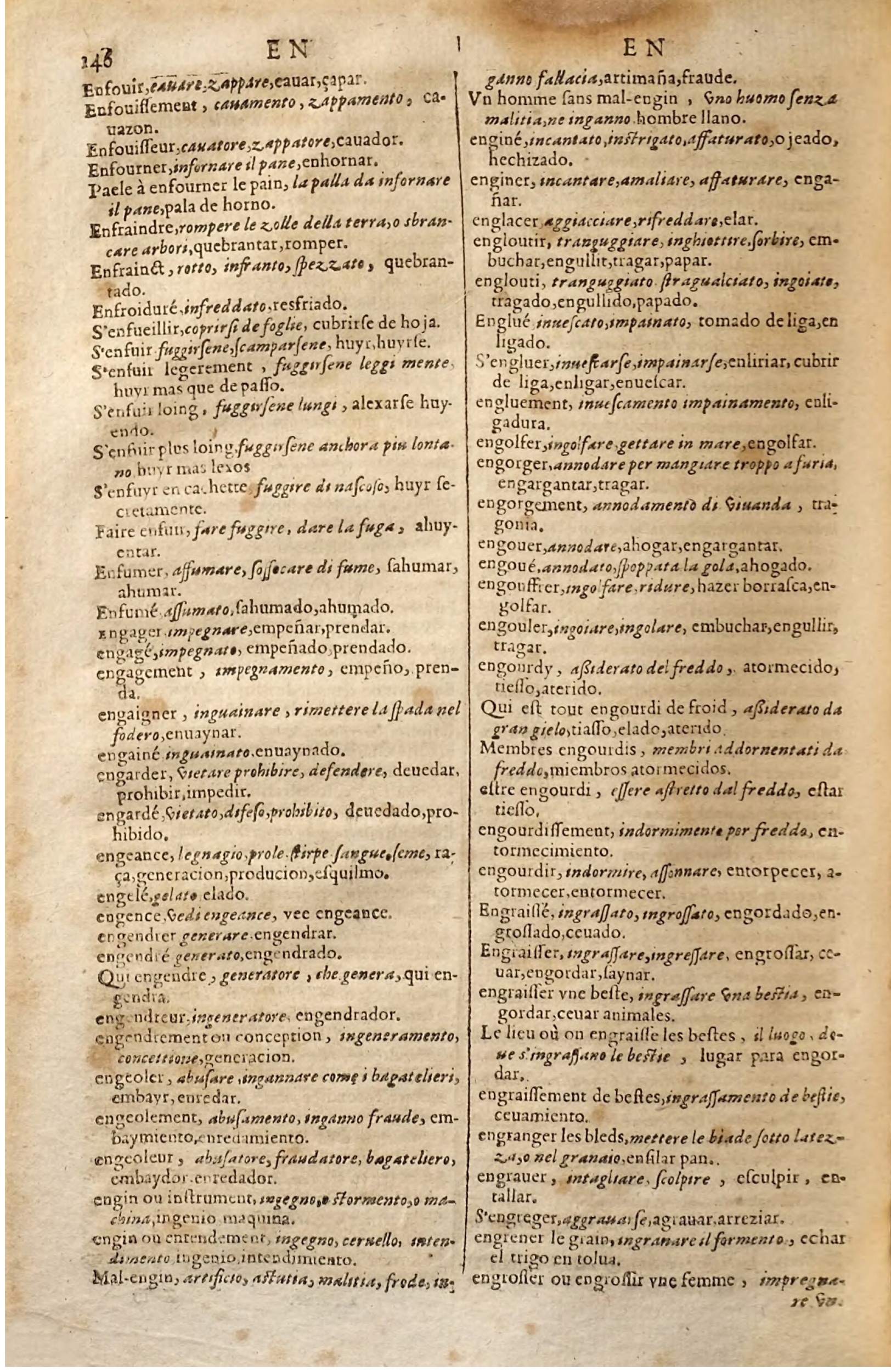 1627 - Jacques Crespin - Trésor des trois langues (Seconde partie) - Regensburg