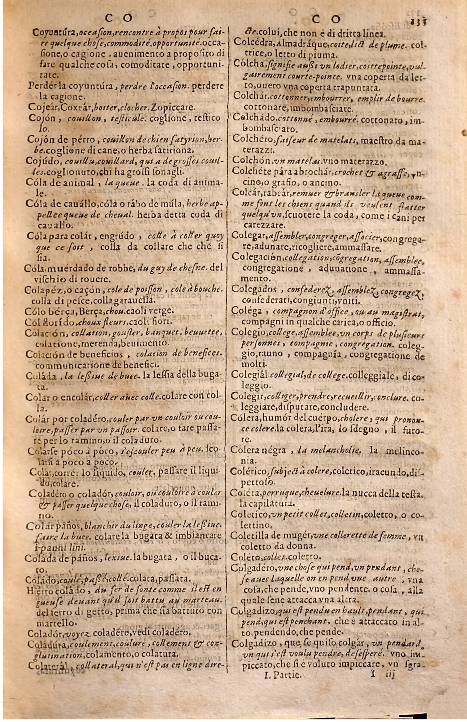 1627 - Jacques Crespin - Trésor des trois langues - Regensburg