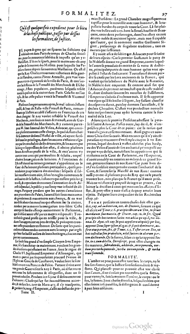 1629 - Veuve Nicolas Buon - Trésor du droit français (29620 T. 2) - BM Lyon