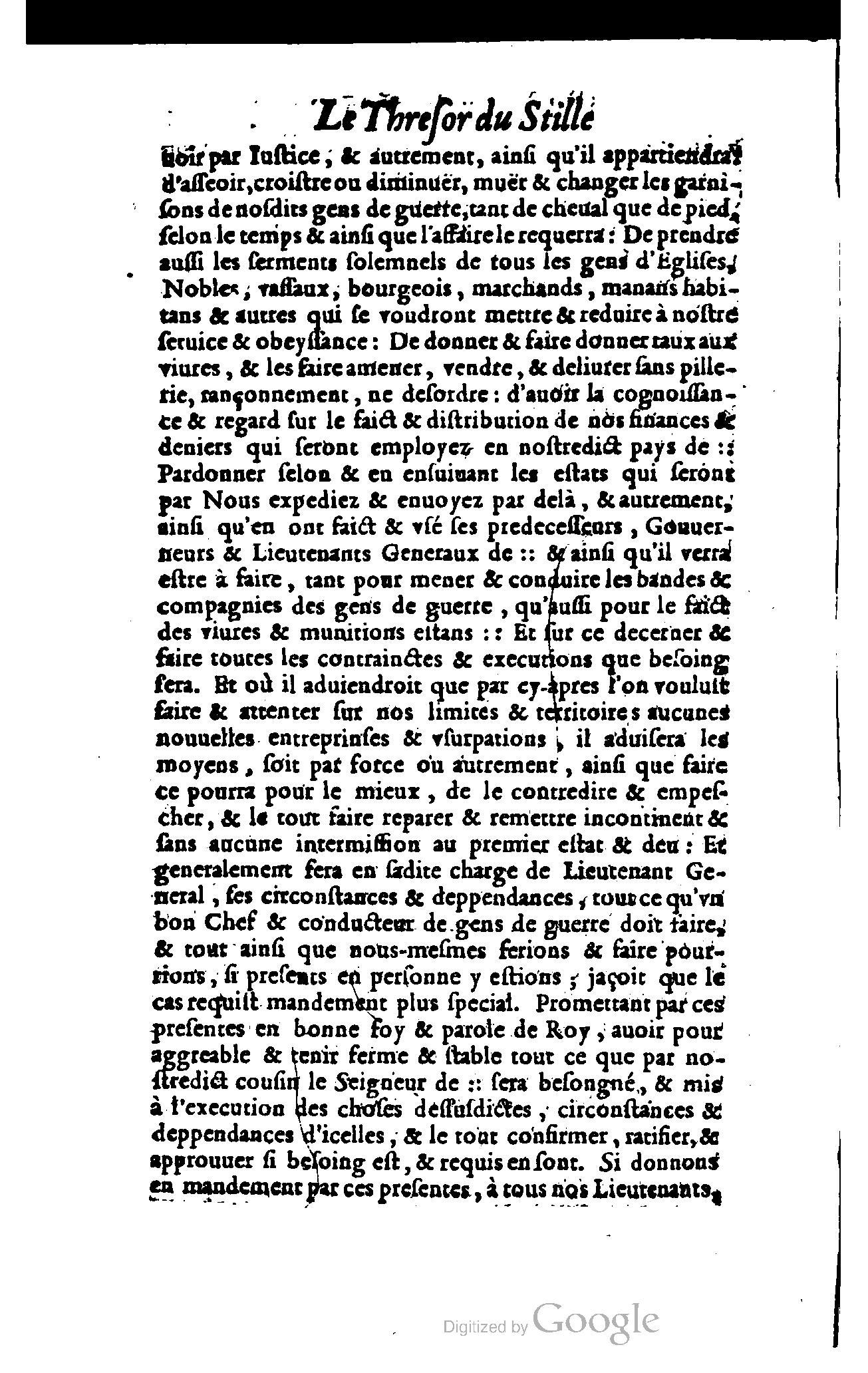 1614 - Jean Richer - Trésor du nouveau style et protocole de la chancellerie de France - BSB Munich