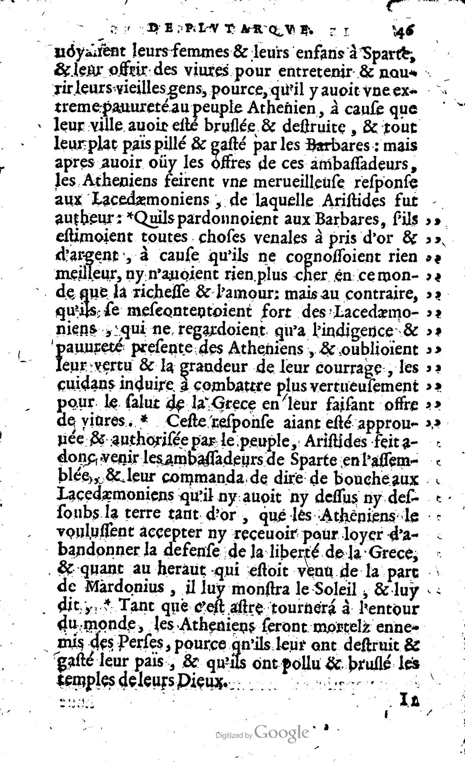 1568 - Willem Silvius - Trésor des vies de Plutarque - Anvers Plantin-Moretus