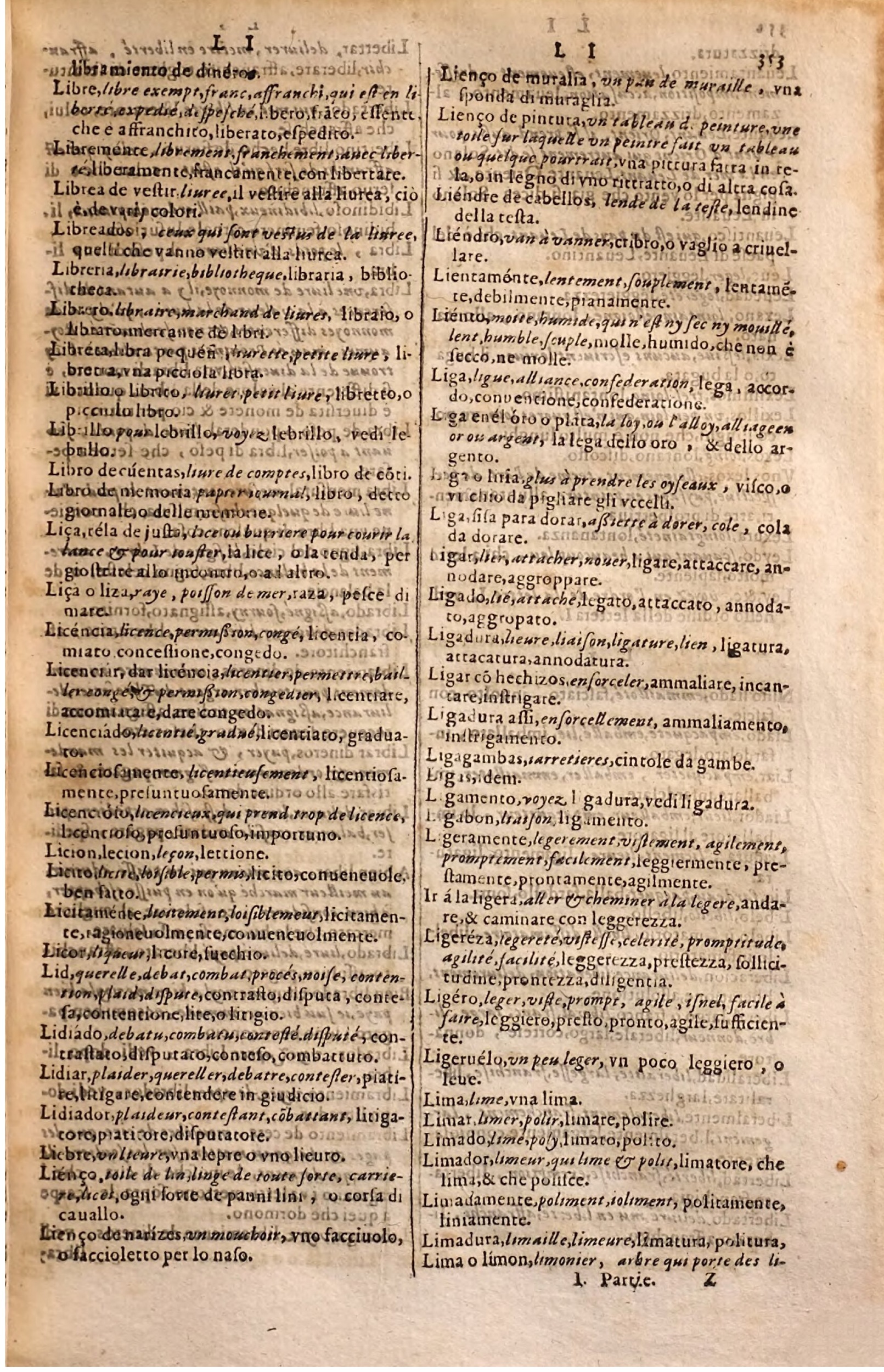1627 - Jacques Crespin - Trésor des trois langues - Regensburg