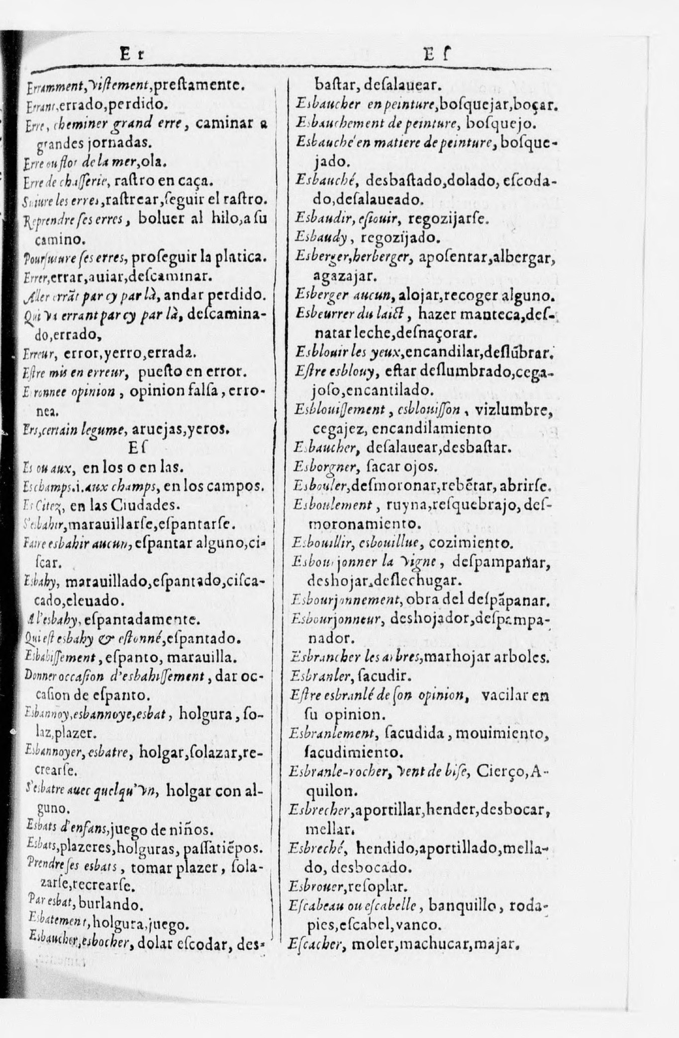 1616 - Veuve Marc Orry - Trésor des deux langues espagnole et française (Seconde partie) - BnF 1616 - Veuve Marc Orry - Trésor des deux langues espagnole et française (Seconde partie) - BnF