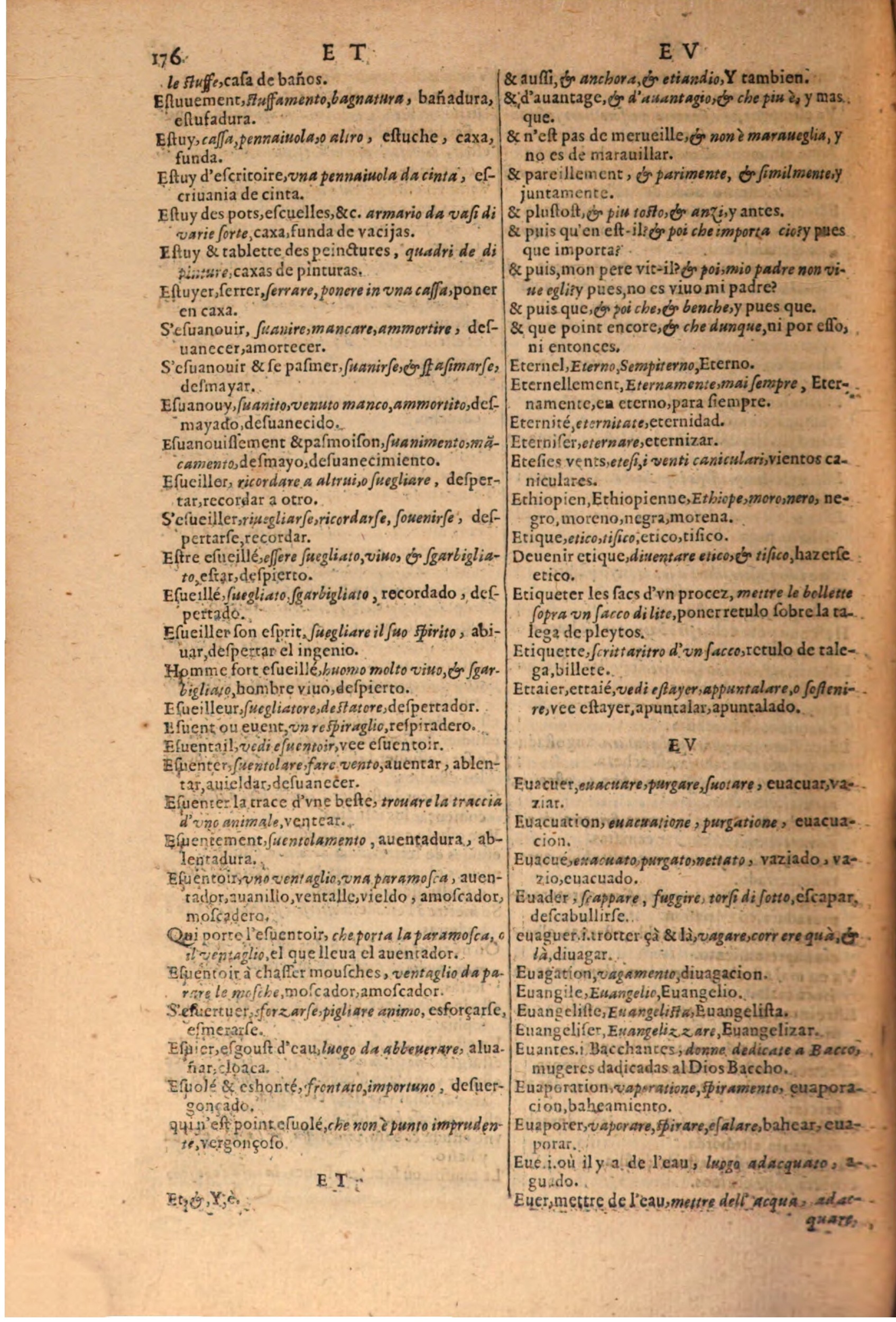 1616 - Pierre de la Rovière - Trésor des trois langues (Seconde partie) - BSB Munich