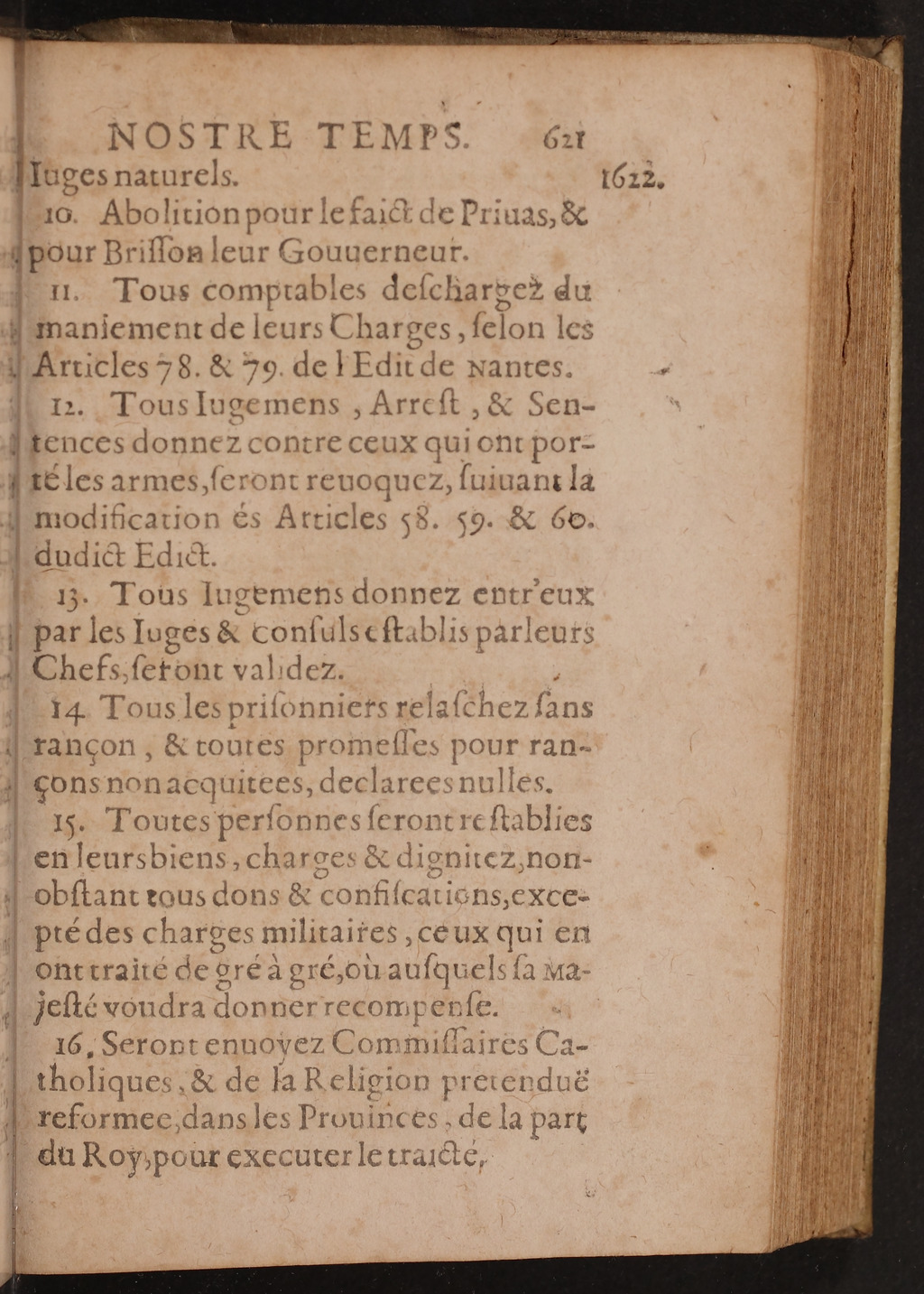 1626 - Joseph Bouillerot - Trésor de l’histoire générale de notre temps - BnF Arsenal